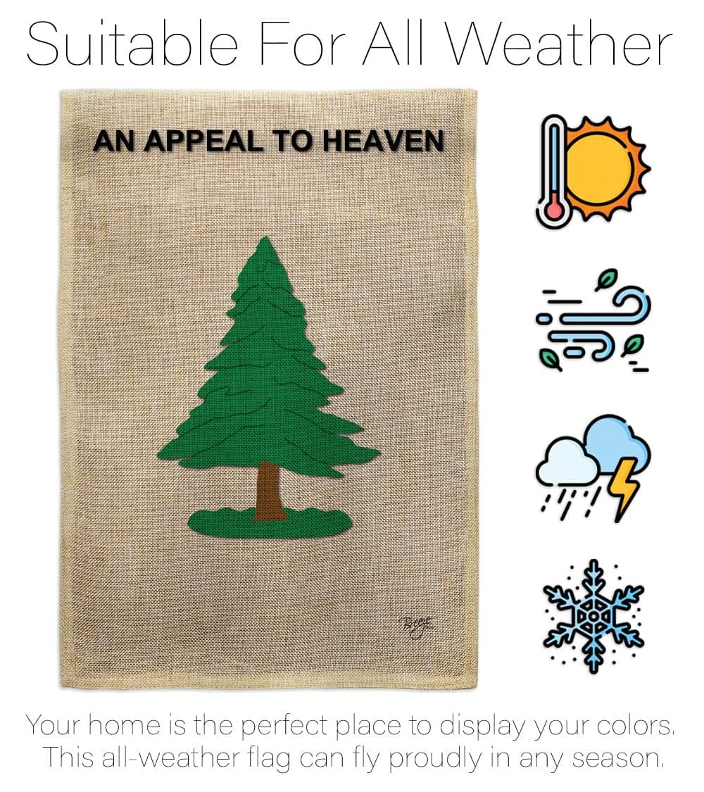 Breeze Decor Pine Tree Garden Americana US Historic July Memorial Veteran Indepe - Thumbnail 6