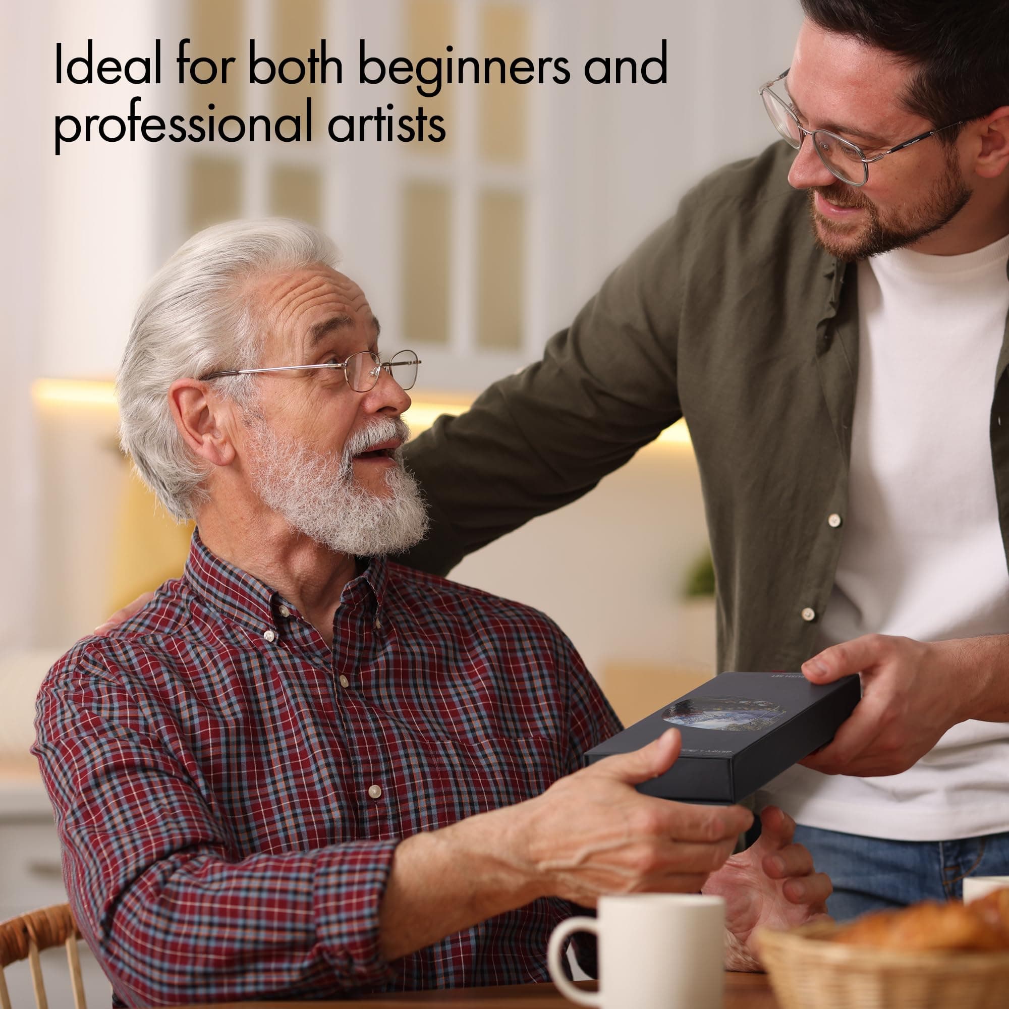 Artify Artist Paint Brush Set endorsed by Painter Phizz, 6-Piece Wet-on-Wet Oil - Thumbnail 6