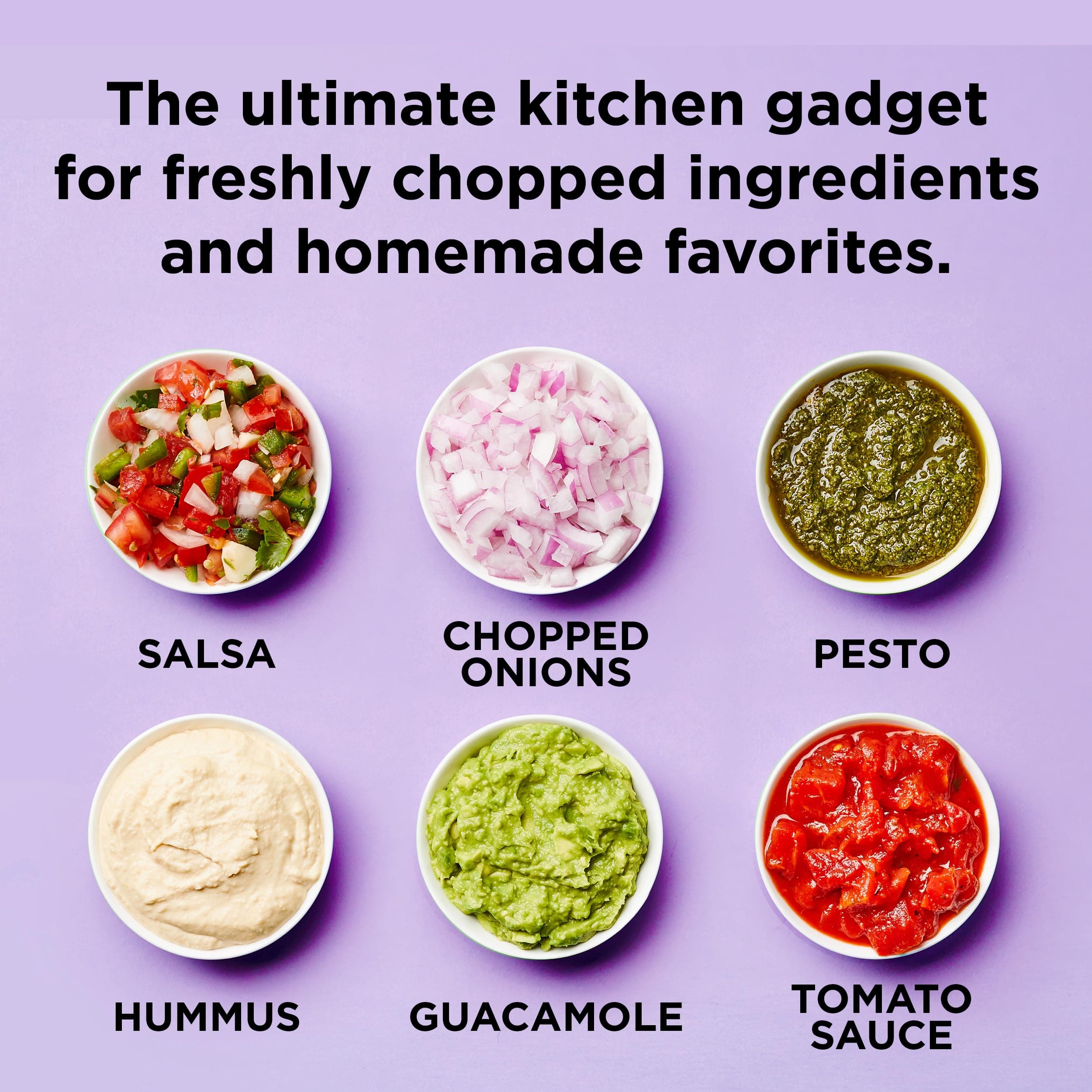 Chef’n VeggiChop Manual Hand-Powered Food Chopper and Processor, Chops Vegetable - Thumbnail 6