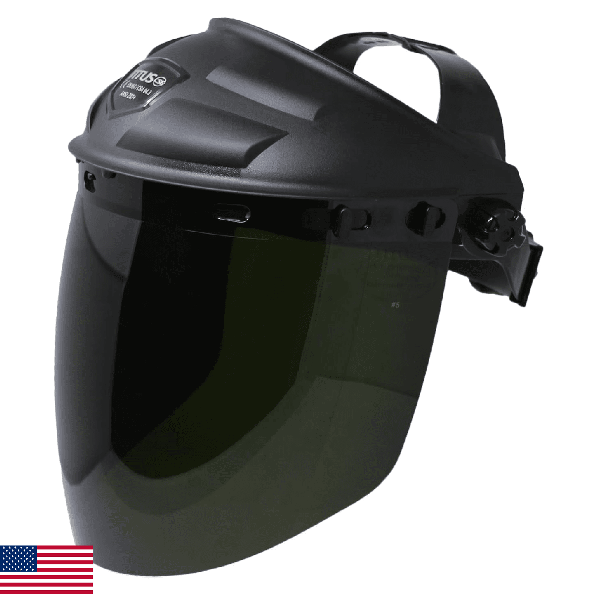 TITUS Retro IR Welding Safety Glasses Foldable Side Shield OTG Fit Over Rx IR3 I - Image 1