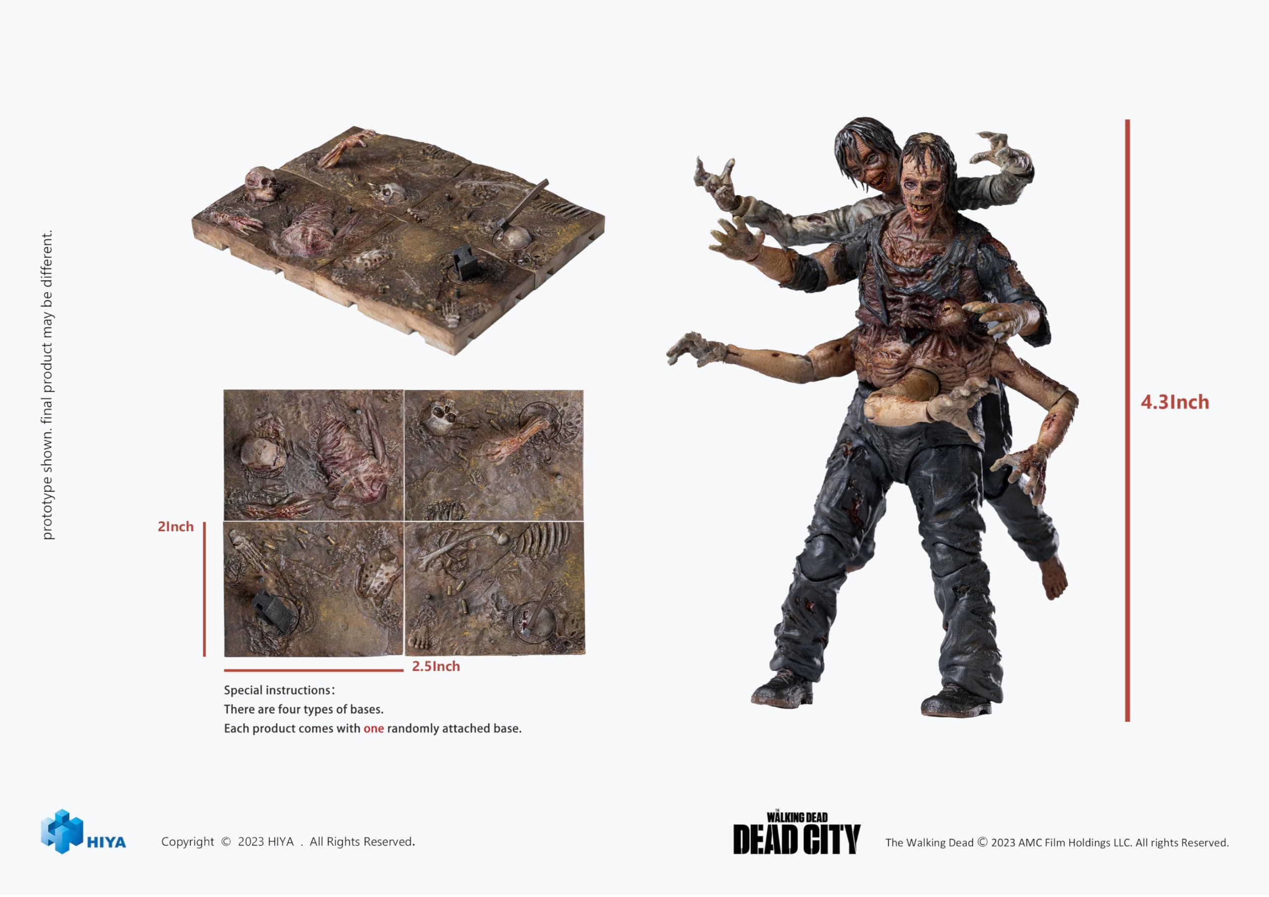 The Walking Dead: Dead City – The Walker King Exquisite Mini Series 4-Inch Actio - Thumbnail 5