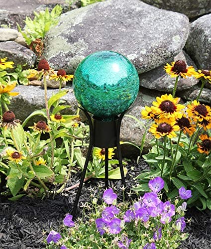 Achla Designs 6-Inch Gazing Globe Emerald Green - Thumbnail 3