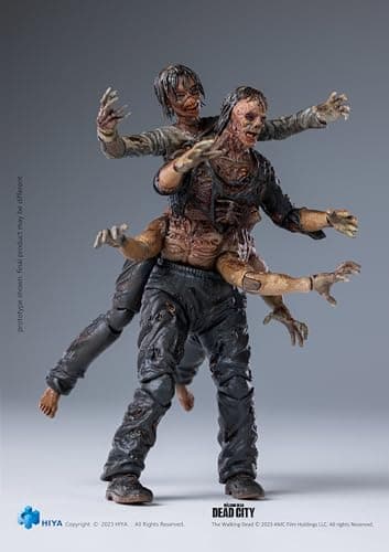 The Walking Dead: Dead City – The Walker King Exquisite Mini Series 4-Inch Actio - Thumbnail 11