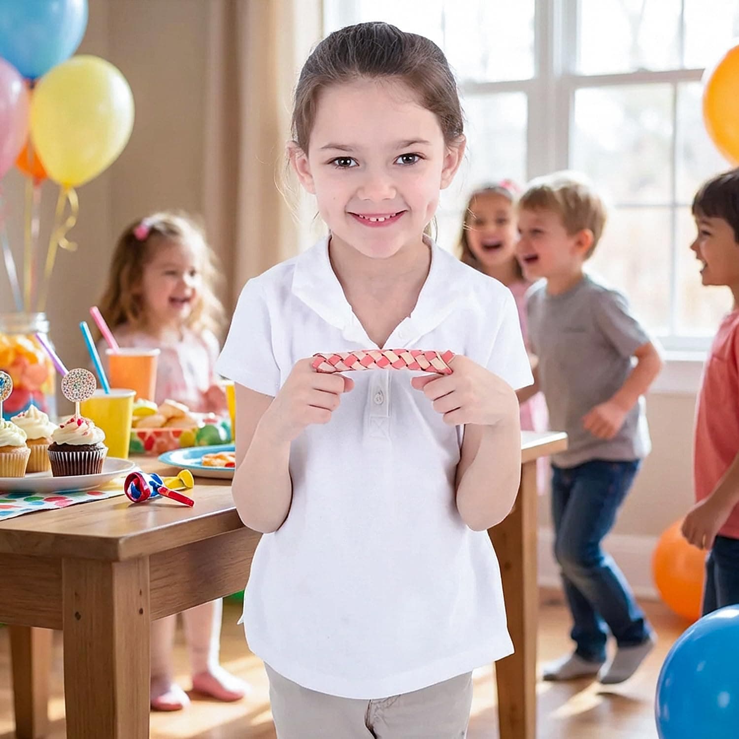 Rhode Island Novelty Bamboo Finger Traps, 144 Pieces per Order - Thumbnail 2