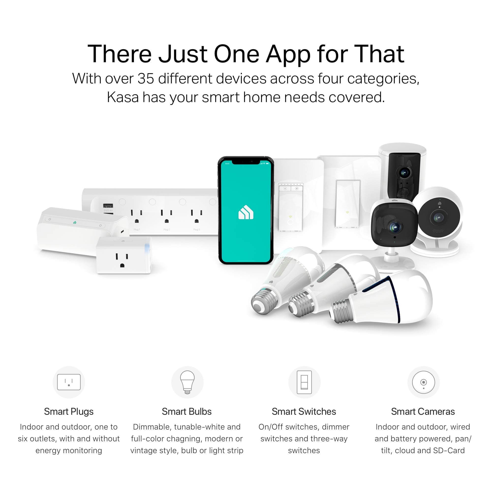 Kasa Smart Plug Power Strip KP303, Surge Protector with 3 Individually Controlle - Thumbnail 8