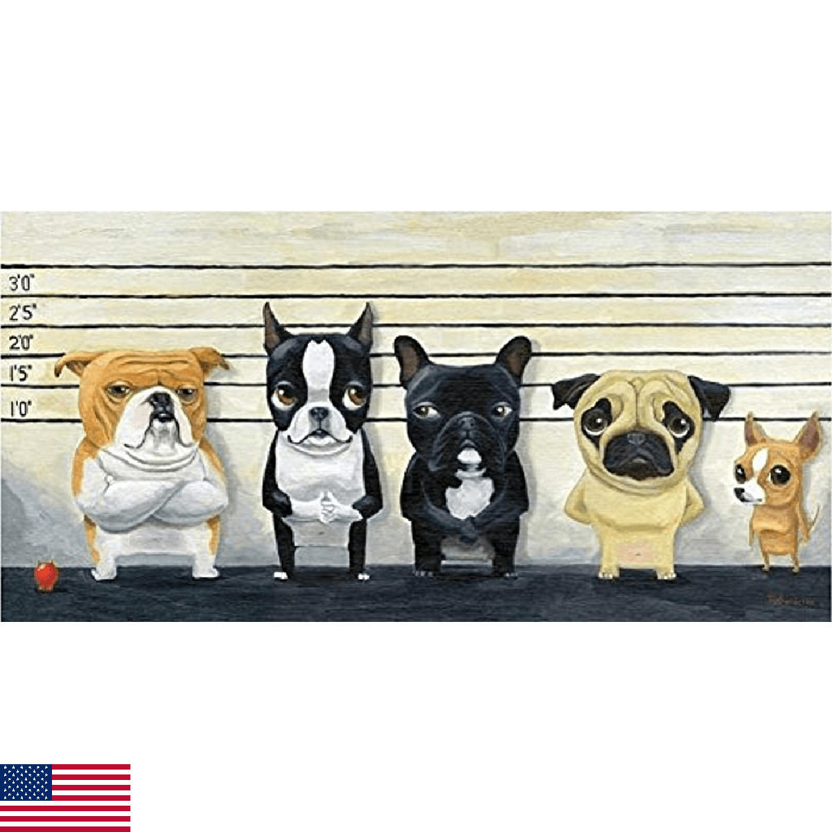 buyartforless The Lineup by Brian Rubenacker 24x12 Art Print Poster Wall Decor D - Image 1