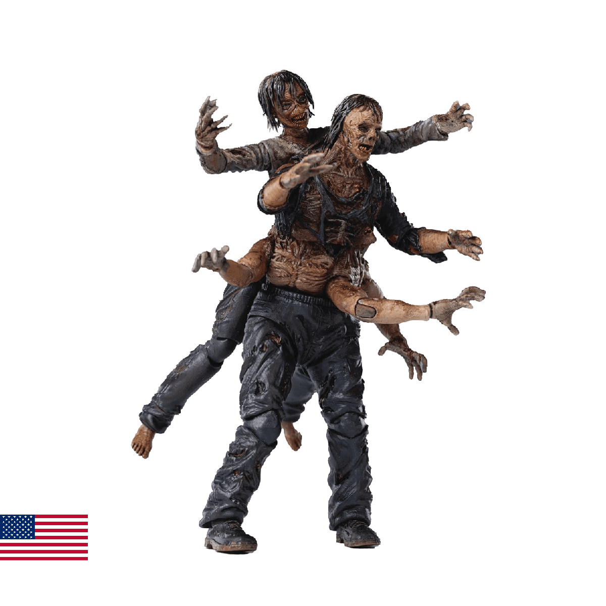 The Walking Dead: Dead City – The Walker King Exquisite Mini Series 4-Inch Actio - Image 1