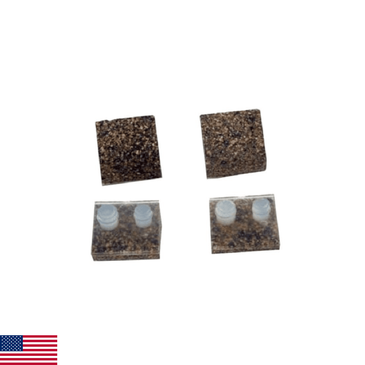 Hayward AXV014FNP Cork Pod Shoe Replacement Kit for Pool Cleaner - Pack 4 - Image 1