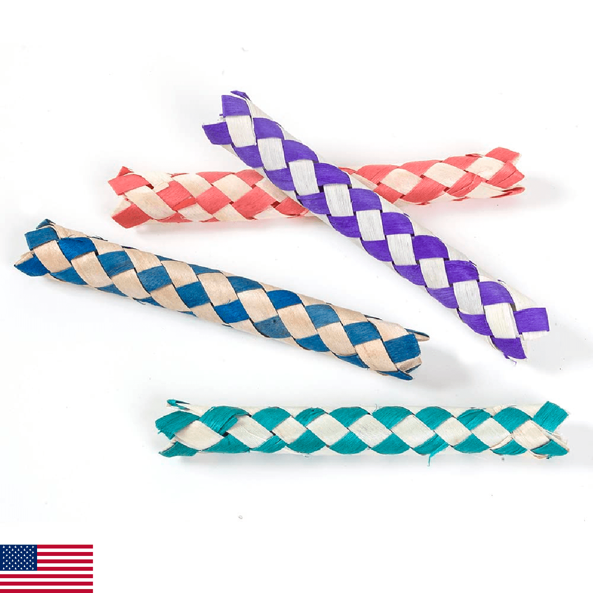 Rhode Island Novelty Bamboo Finger Traps, 144 Pieces per Order - Image 1