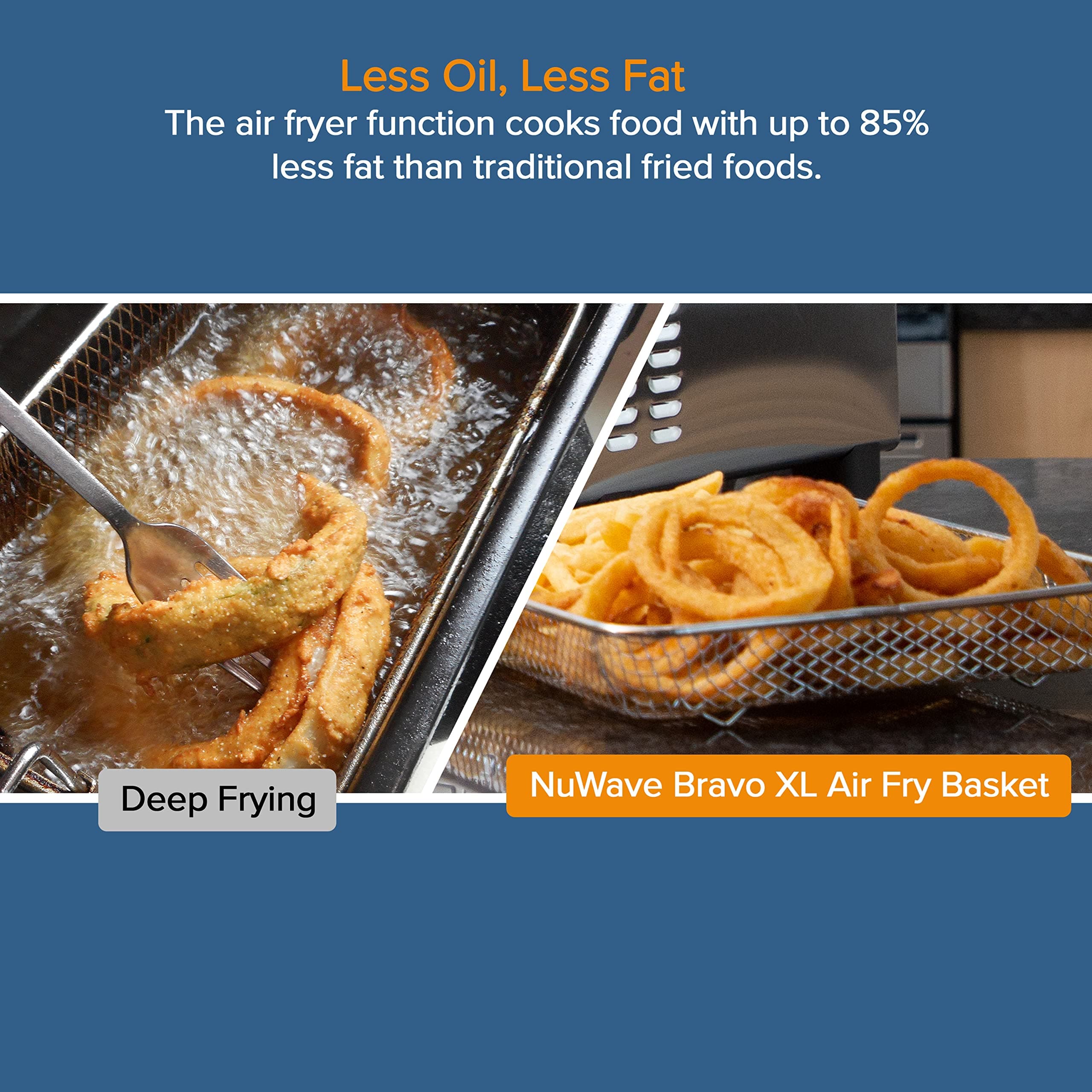 Nuwave Air Fry Basket for the NuWave Bravo XL, Air Fryer Toaster Oven Basket Acc - Thumbnail 5