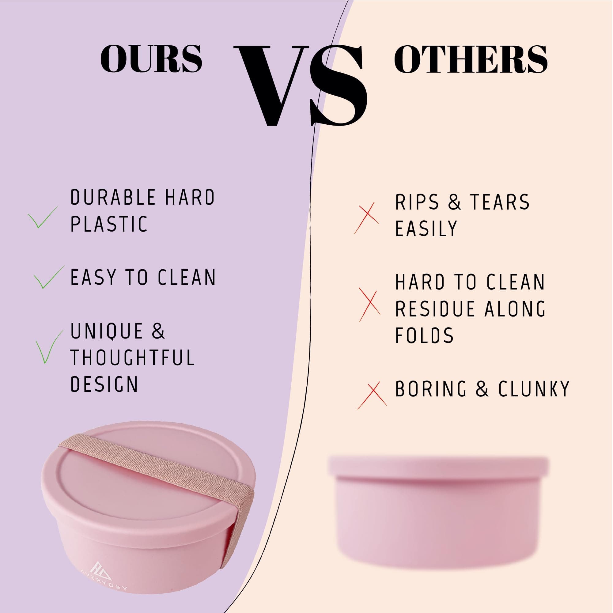 AVERYDAY 50 Oz Travel Dog Bowls with Lids, 2-in-1 Portable Pet Bowls for Food an - Thumbnail 7