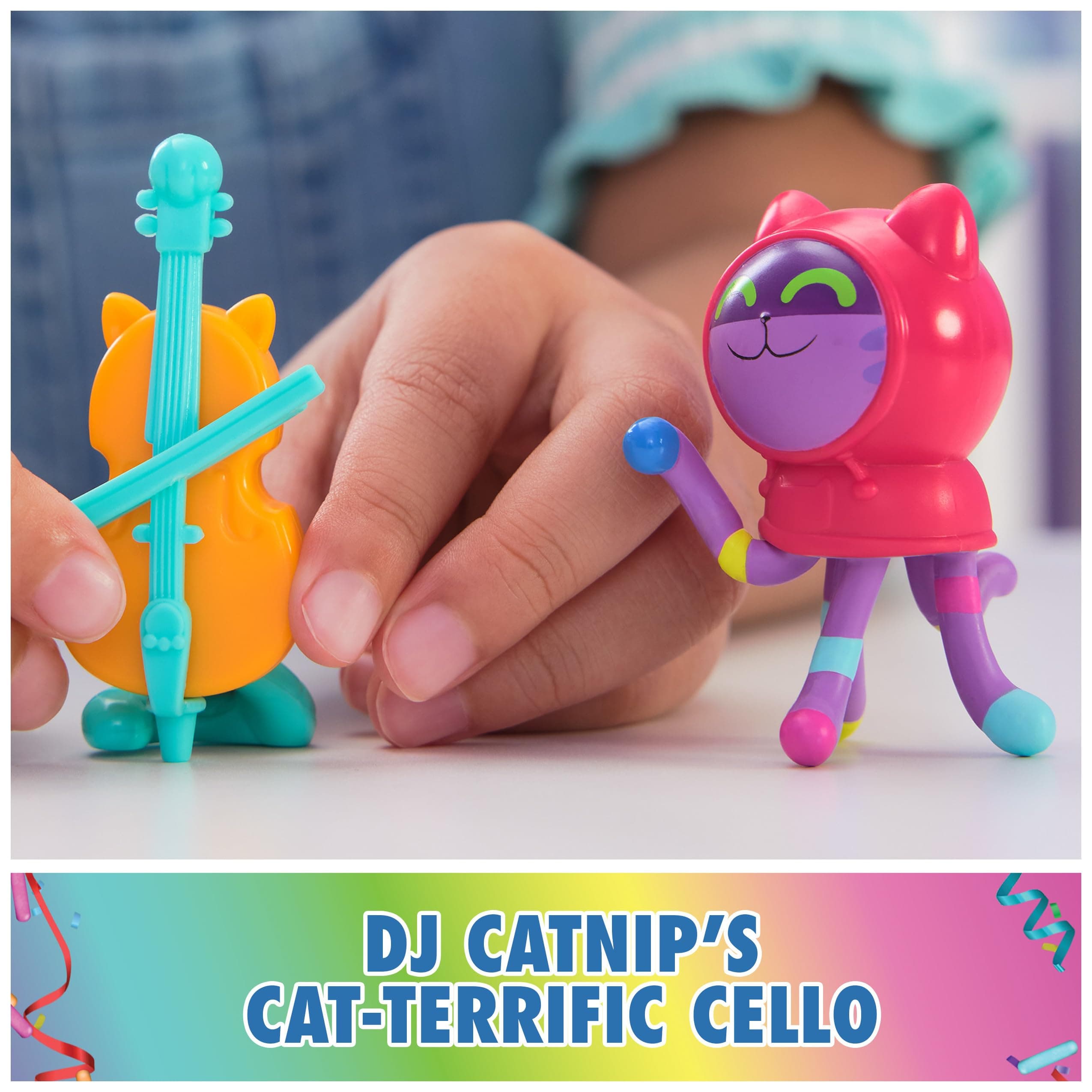 Gabby’s Dollhouse, 12-Piece Story Figures Gift Pack, with 6 Toy Figures & 6 Doll - Thumbnail 8