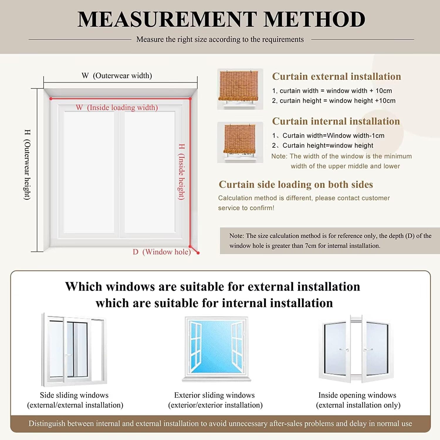 Roman Shades for Windows Bamboo Roller Shades for Patio Porch – Light Filtering - Thumbnail 7