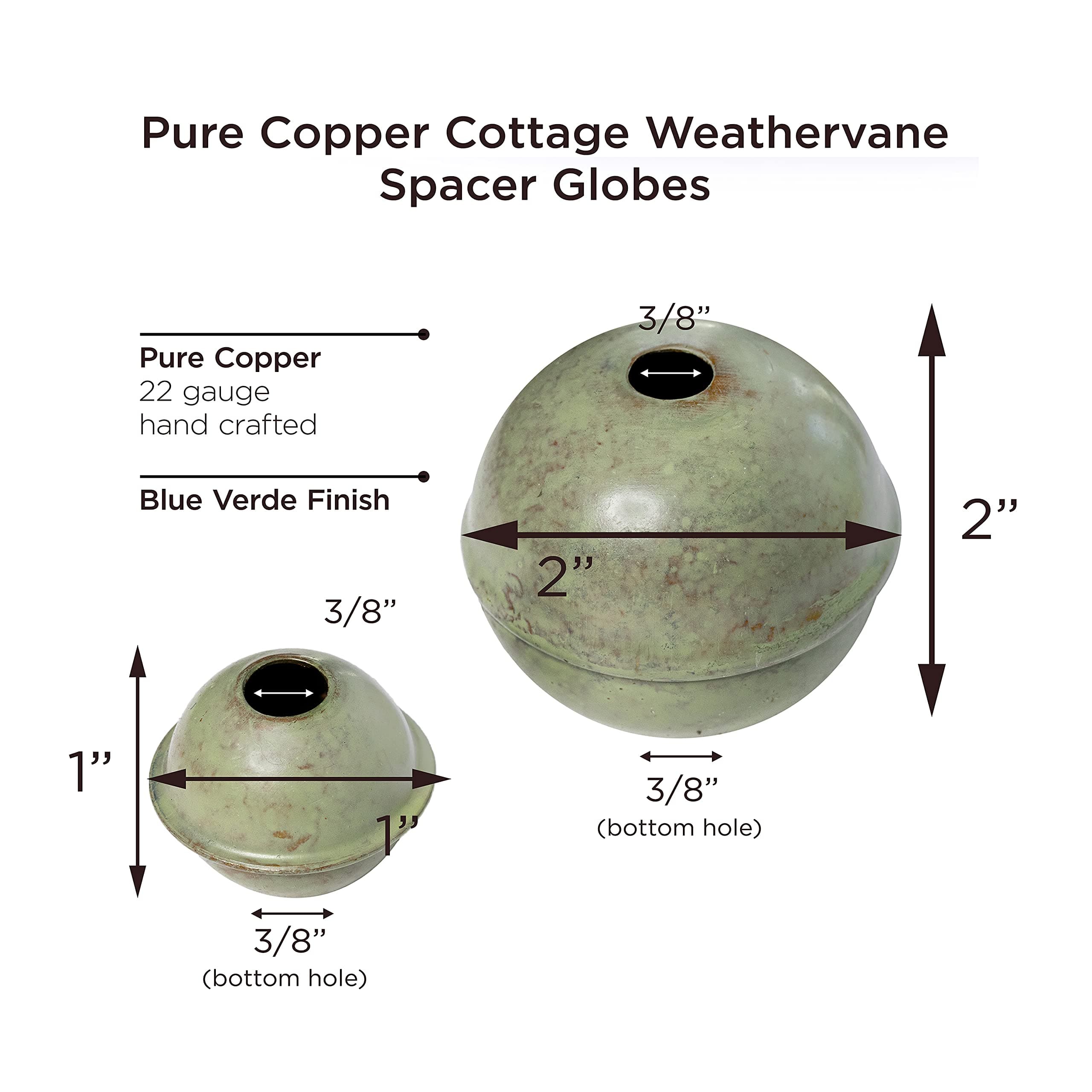 Good Directions 303V1CC-304V1CC Mounts-Accessories Weathervane Parts, Blue Verde - Thumbnail 2