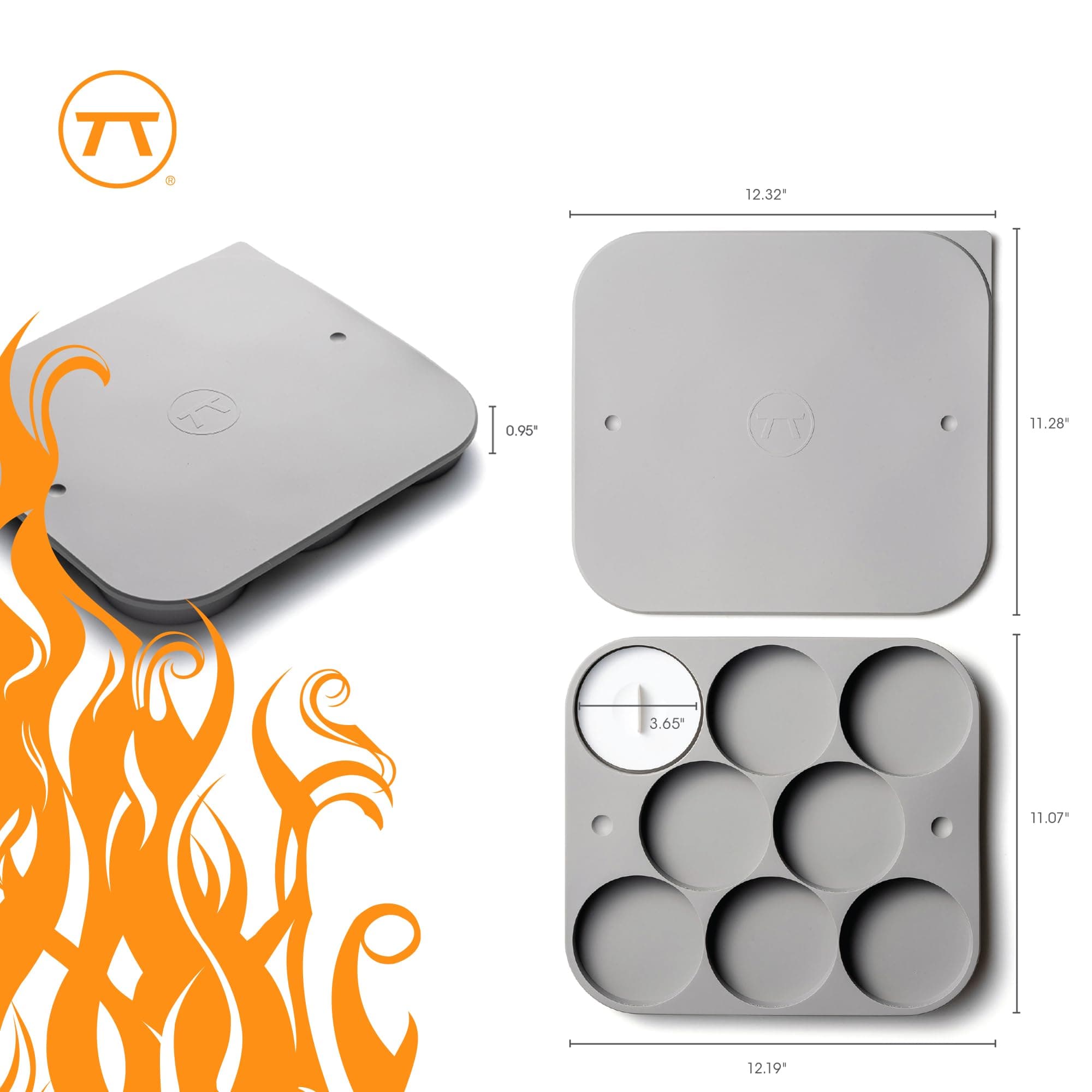 Outset Burger Patty Maker and Storage Tray, 8 Patty Capacity - Thumbnail 6