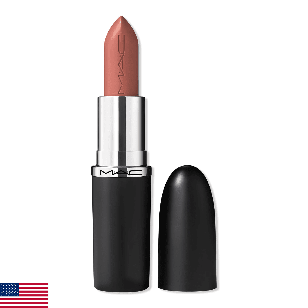 MAC M·A·Cximal Sleek Satin Lipstick, Blankety, 0.12 Ounces - Image 1