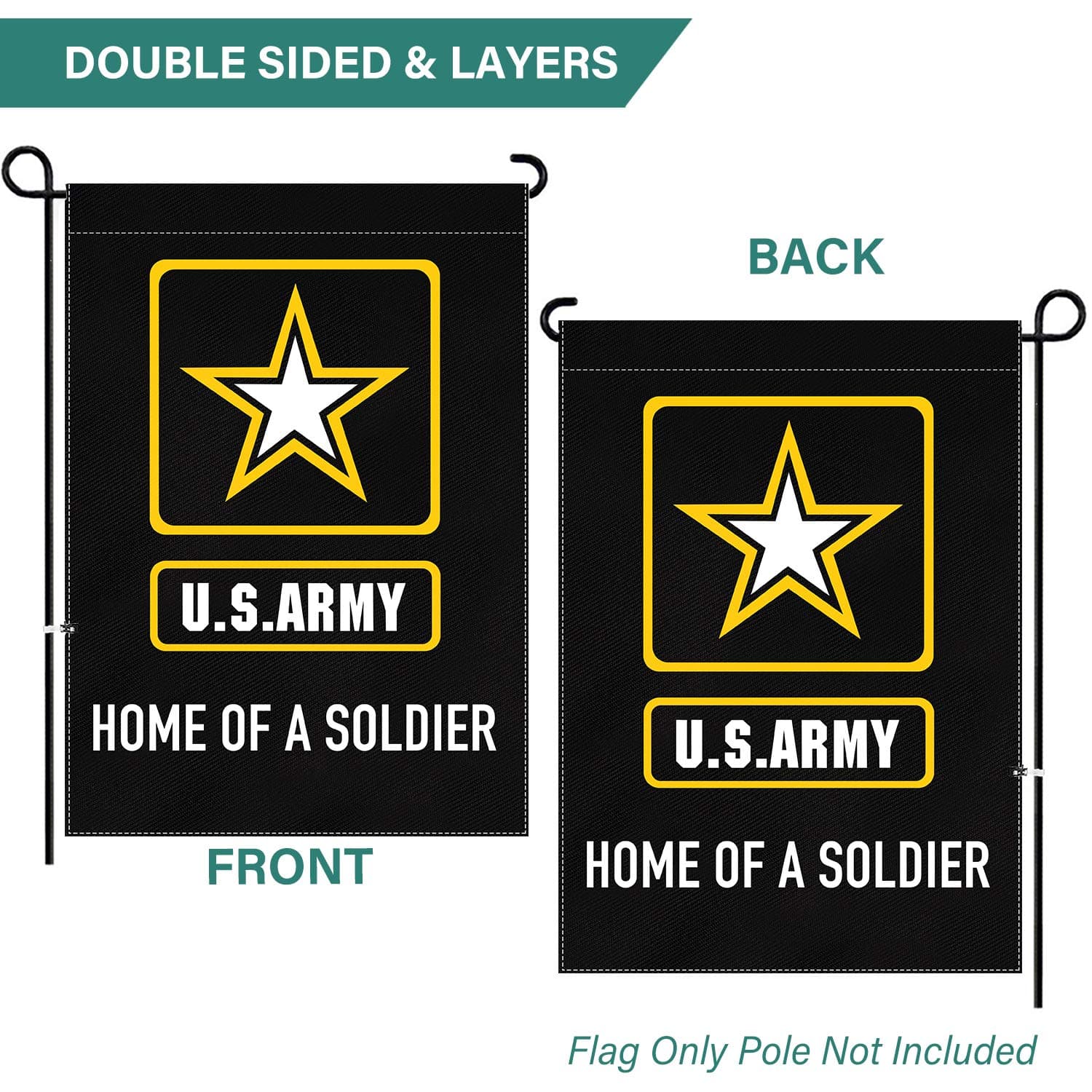 US Army Home of a Soldier Armed Forces Rangers United States American Military V - Thumbnail 5