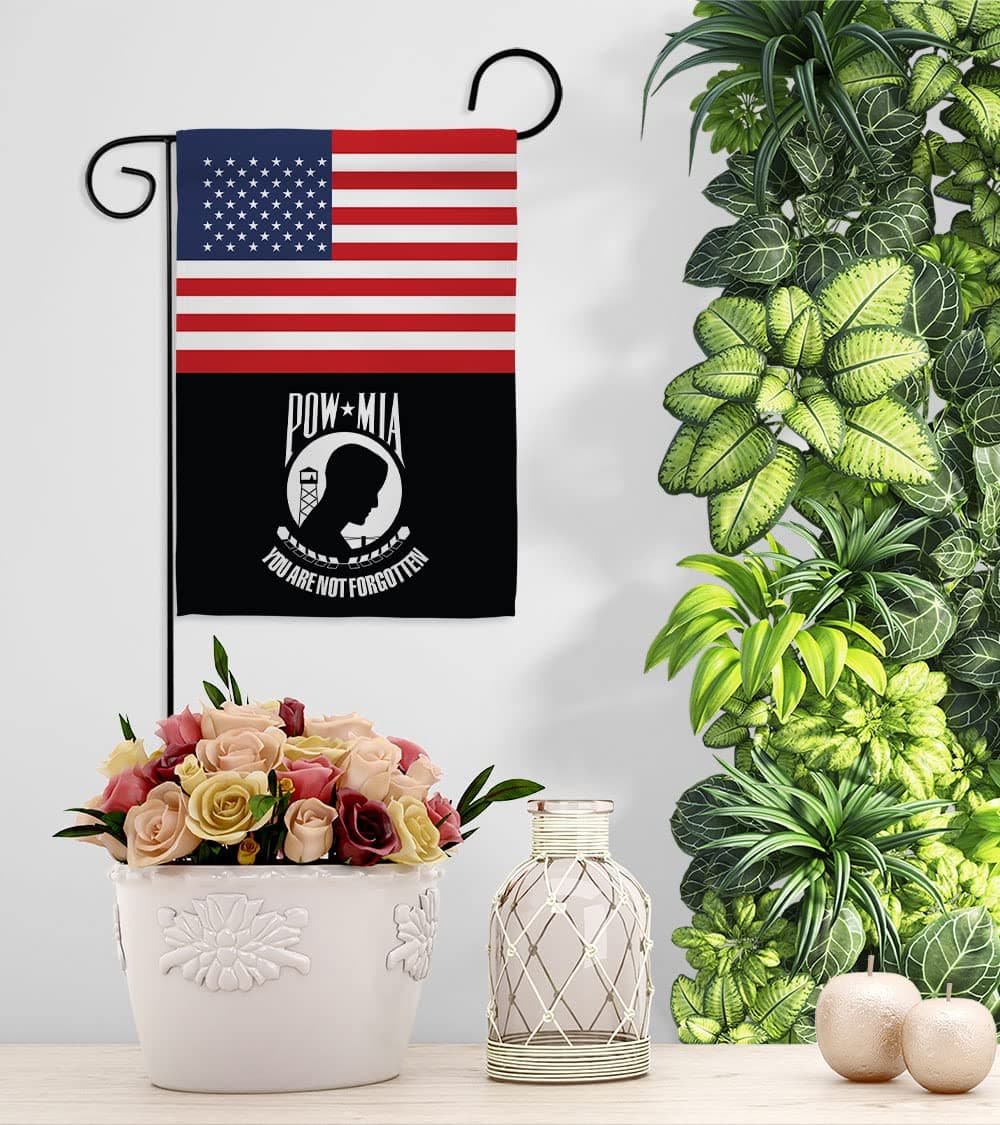 US POW MIA Garden Flag - Armed Forces Vietnam WarUnited State American Military - Thumbnail 9