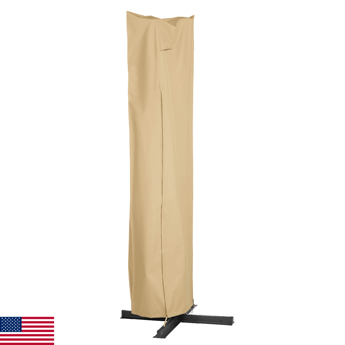 Classic Accessories Terrazzo Water-Resistant 13 Foot Offset Umbrella and Frame C - Image 1