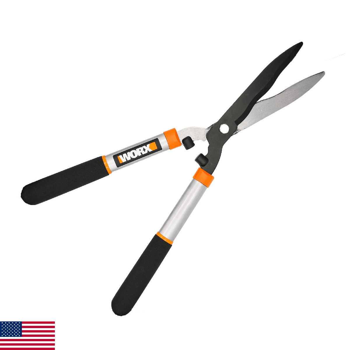 Worx WG062 9" Steel Blade Hedge Shears - Image 1