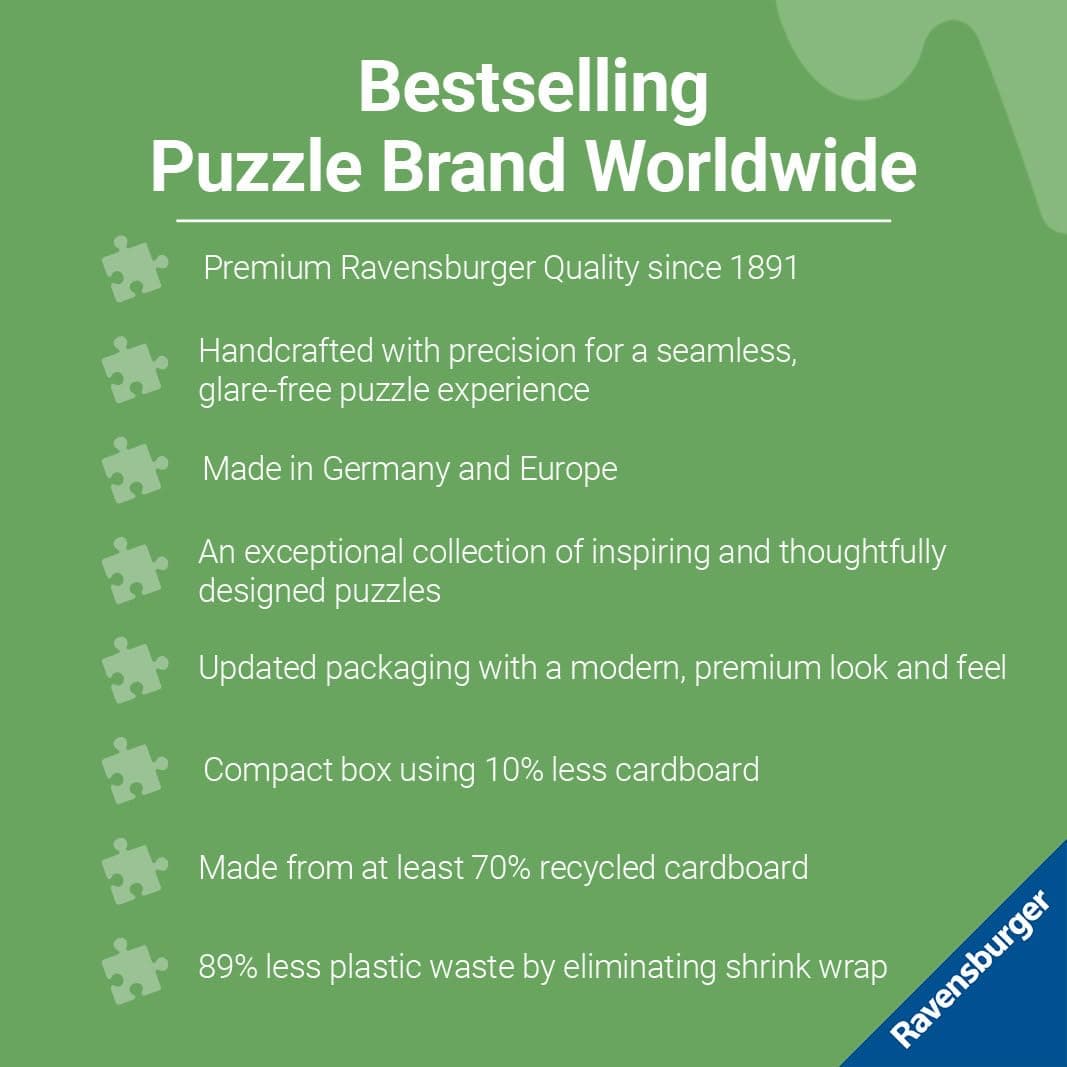 Ravensburger The Artist’s Palette 500-Piece Jigsaw Puzzle Large Format - Thumbnail 3