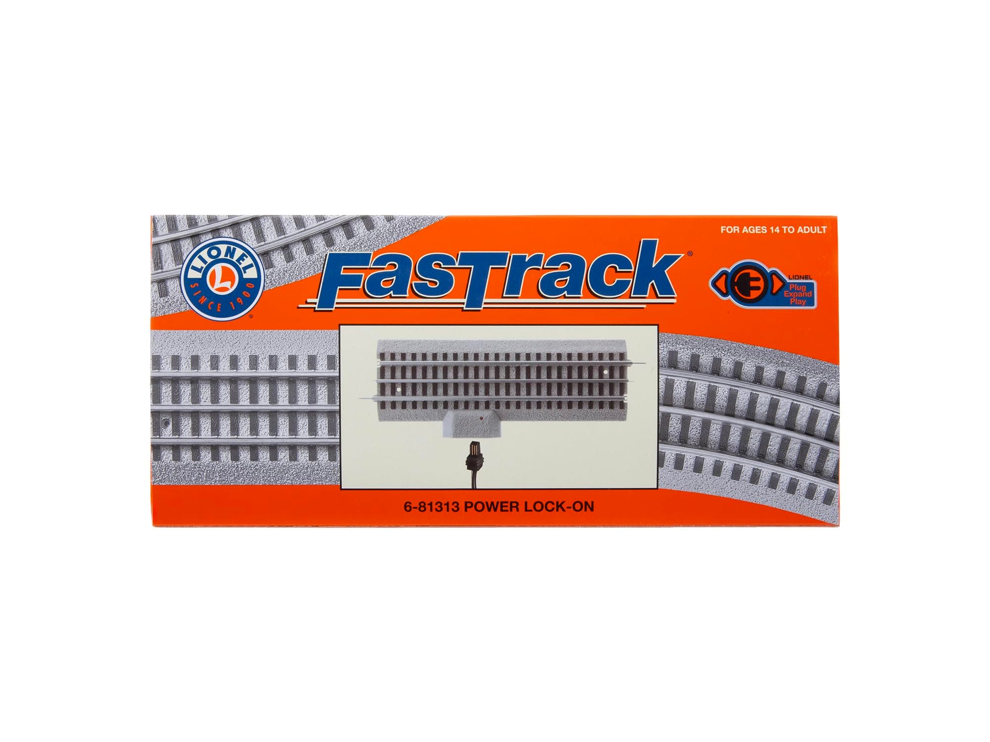 Lionel FasTrack 10" Straight Power Lock-On O Gauge Train Track with Plug-Expand- - Thumbnail 6