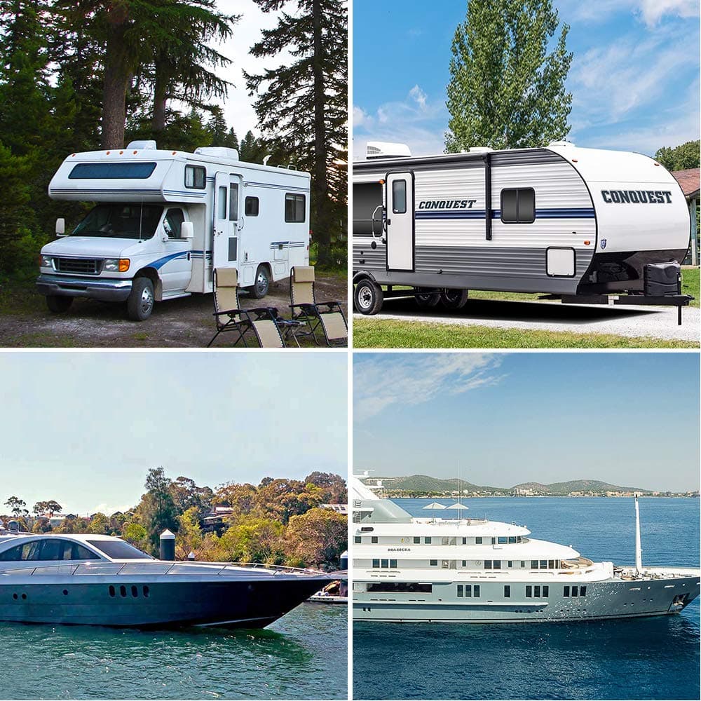 Renogy Solar Panel Mounting Curved Z Bracket-Set of 4 for RV, Boat, Roof, Wall a - Thumbnail 9