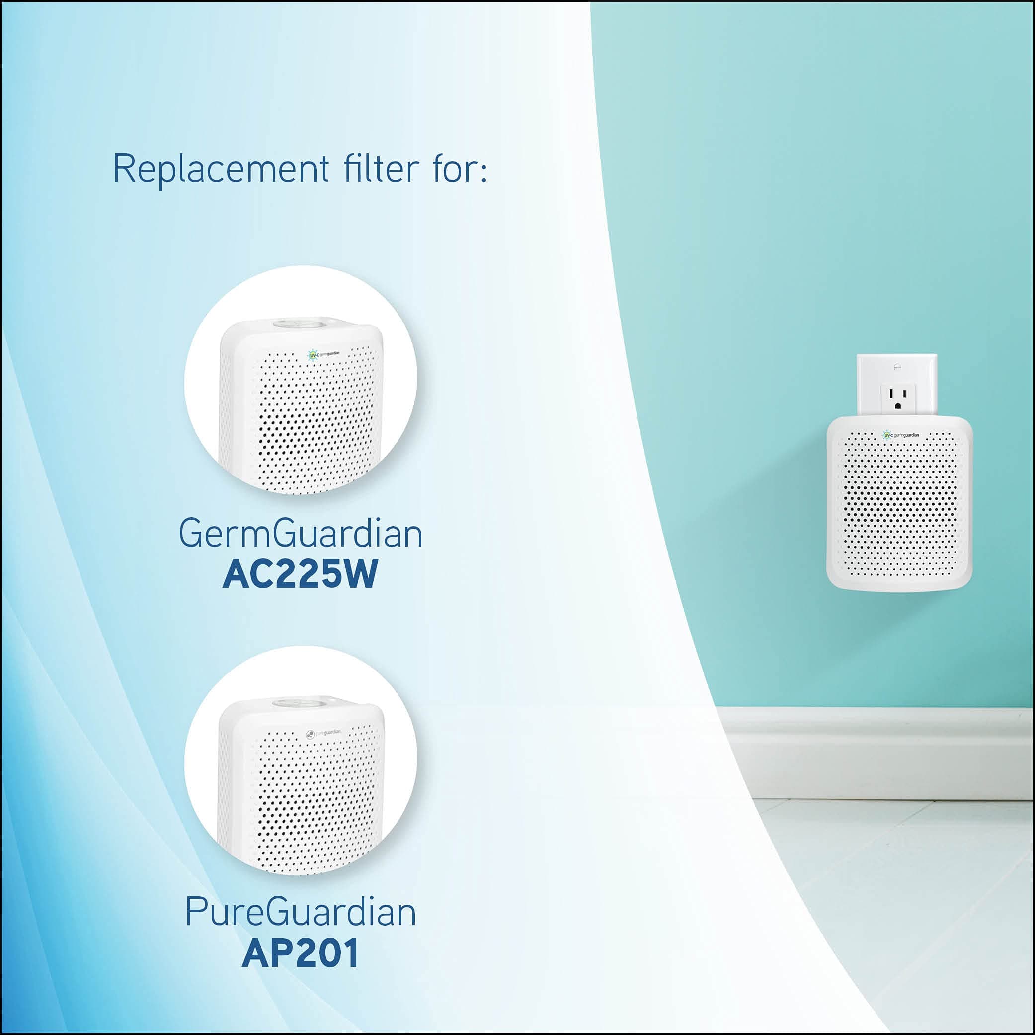 GermGuardian Filter Q Genuine Allergen Replacement Air Purifier Filter, 4 Pack f - Thumbnail 4