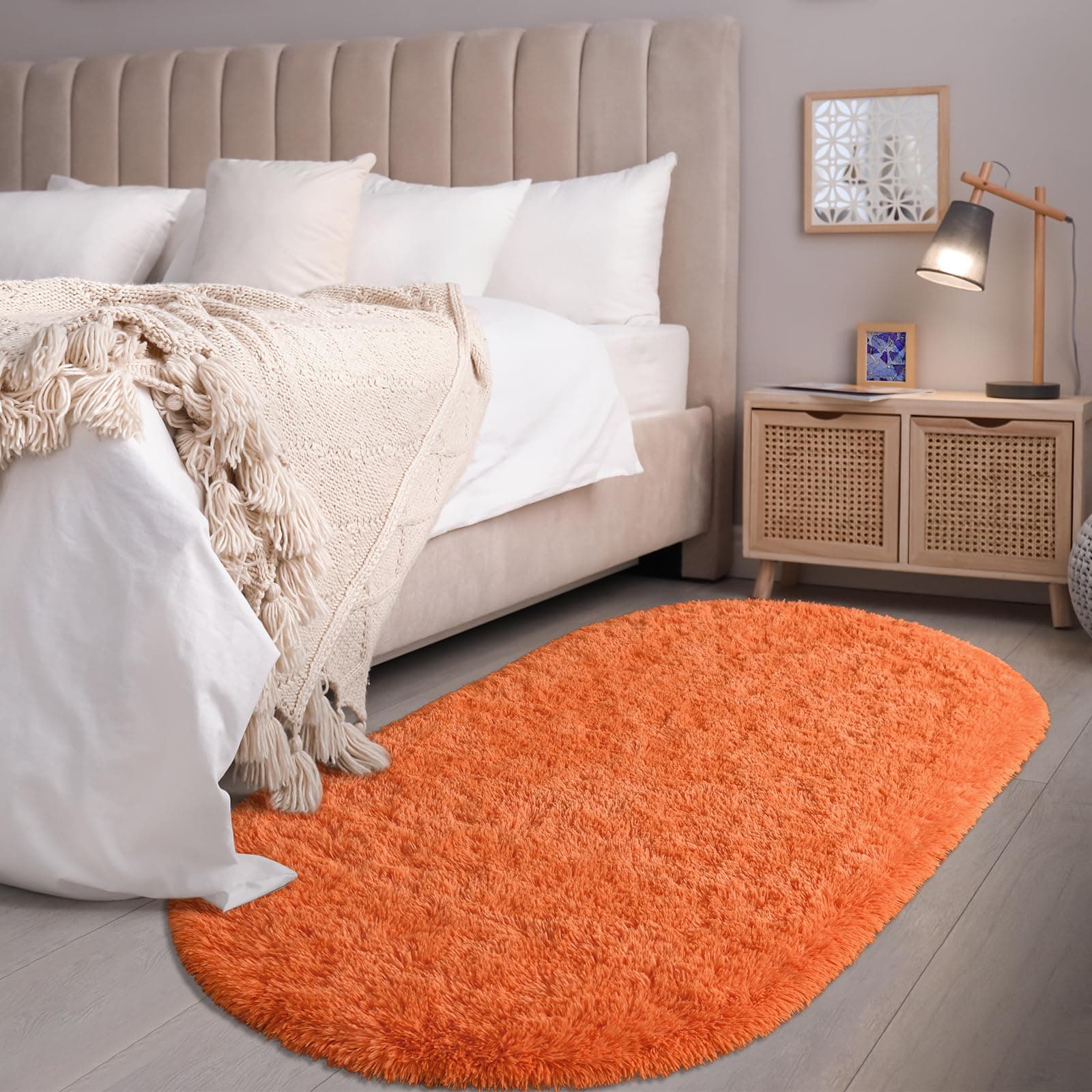 Softlife Fluffy Rugs for Bedroom, Shag Cute Area Rug for Girls/Boys and Kids Bab - Thumbnail 4
