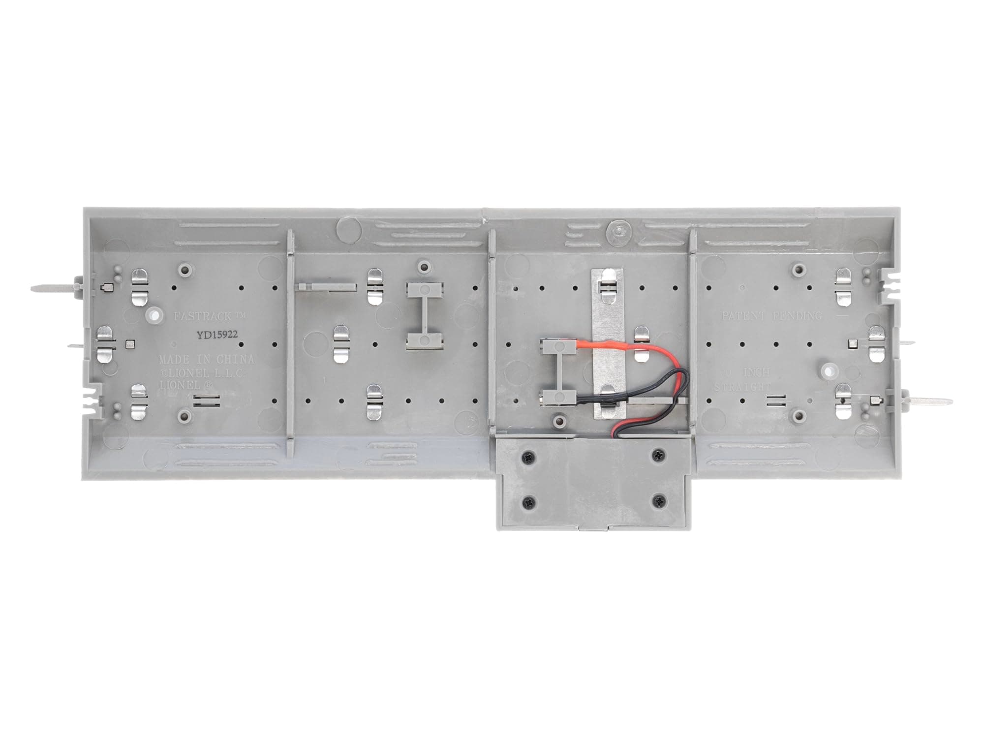 Lionel FasTrack 10" Straight Power Lock-On O Gauge Train Track with Plug-Expand- - Thumbnail 5