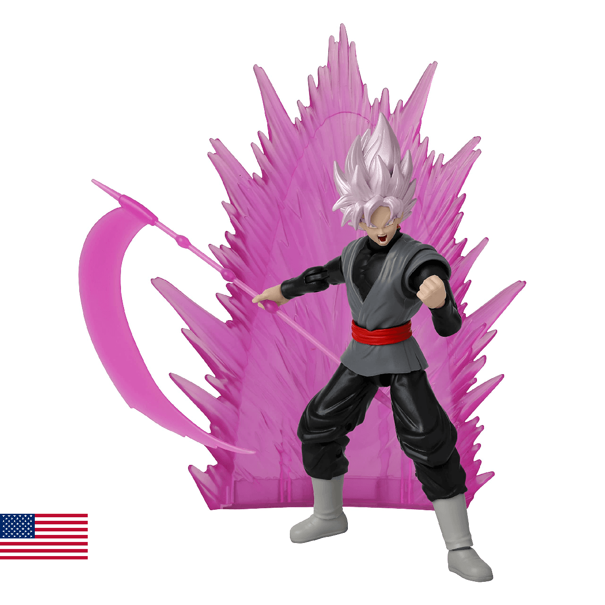 Dragon Stars Series - Dragon Ball Super - Goku Black Rose, 6" Action Figure Powe - Image 1
