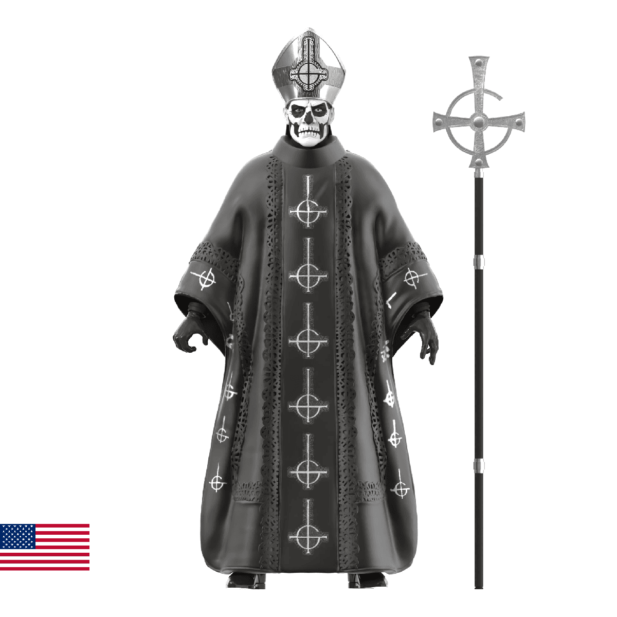 Super7 Deluxe Ghost Papa Emeritus II - 7" Ghost Action Figure with Accessories C - Image 1