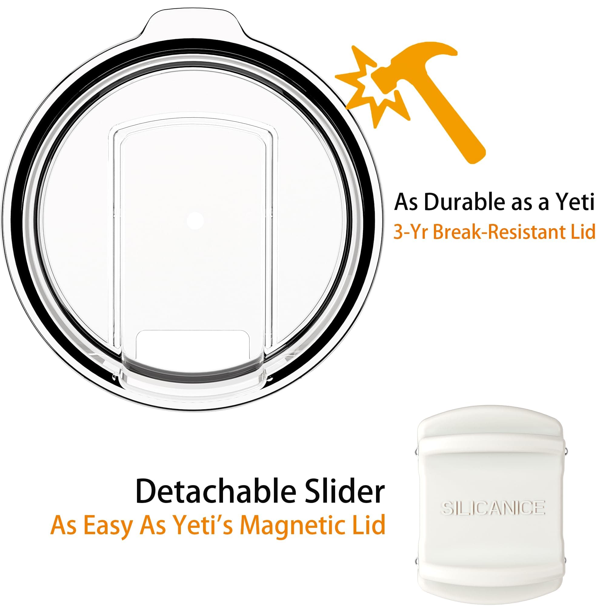 SILICANICE 20oz Vacuum Insulated Tumbler Double Wall Stainless Steel Coffee Mug - Thumbnail 2