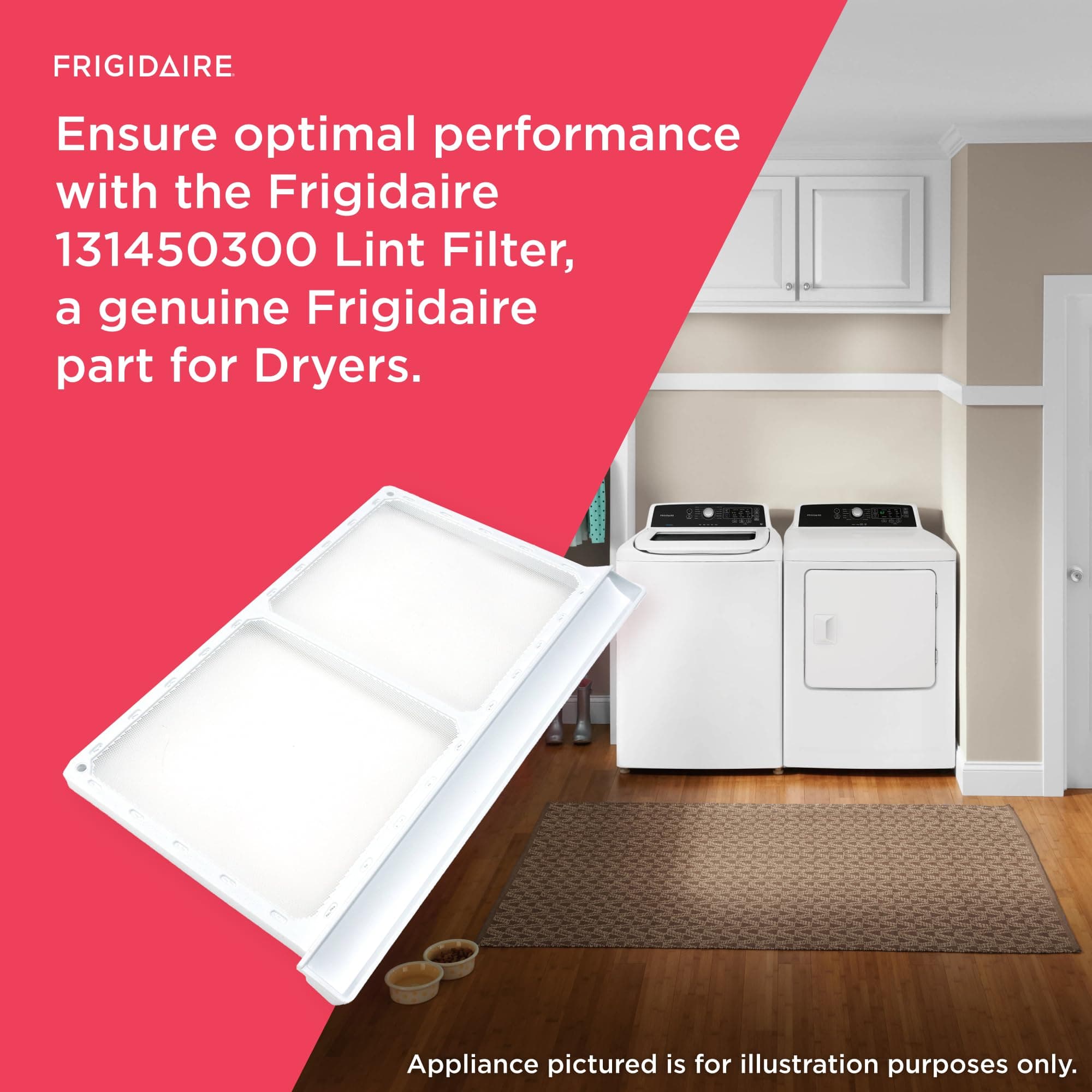 Frigidaire 131450300 Lint Filter for Dryers, White - Thumbnail 3
