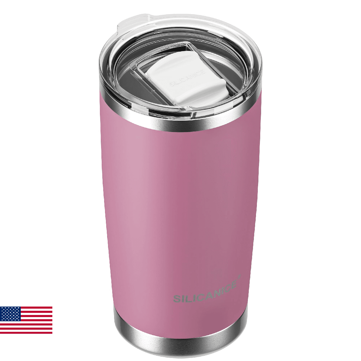 SILICANICE 20oz Vacuum Insulated Tumbler Double Wall Stainless Steel Coffee Mug - Image 1