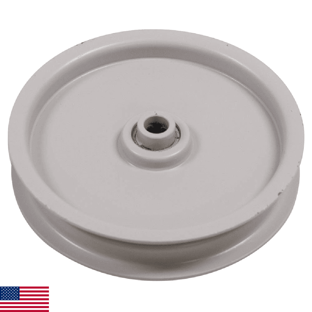 Stens 280-123 Flat Idler, Ariens 08844251, 0.375" ID, 4.5" Width,White - Image 1