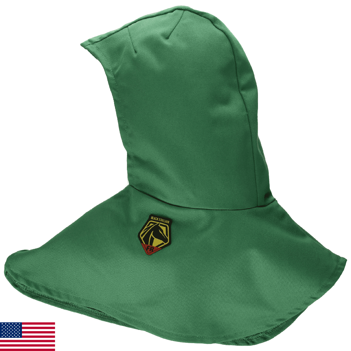 Black Stallion F9-HOOD 9 oz. FR Cotton Hood with Neck Shoulder Drape - Image 1