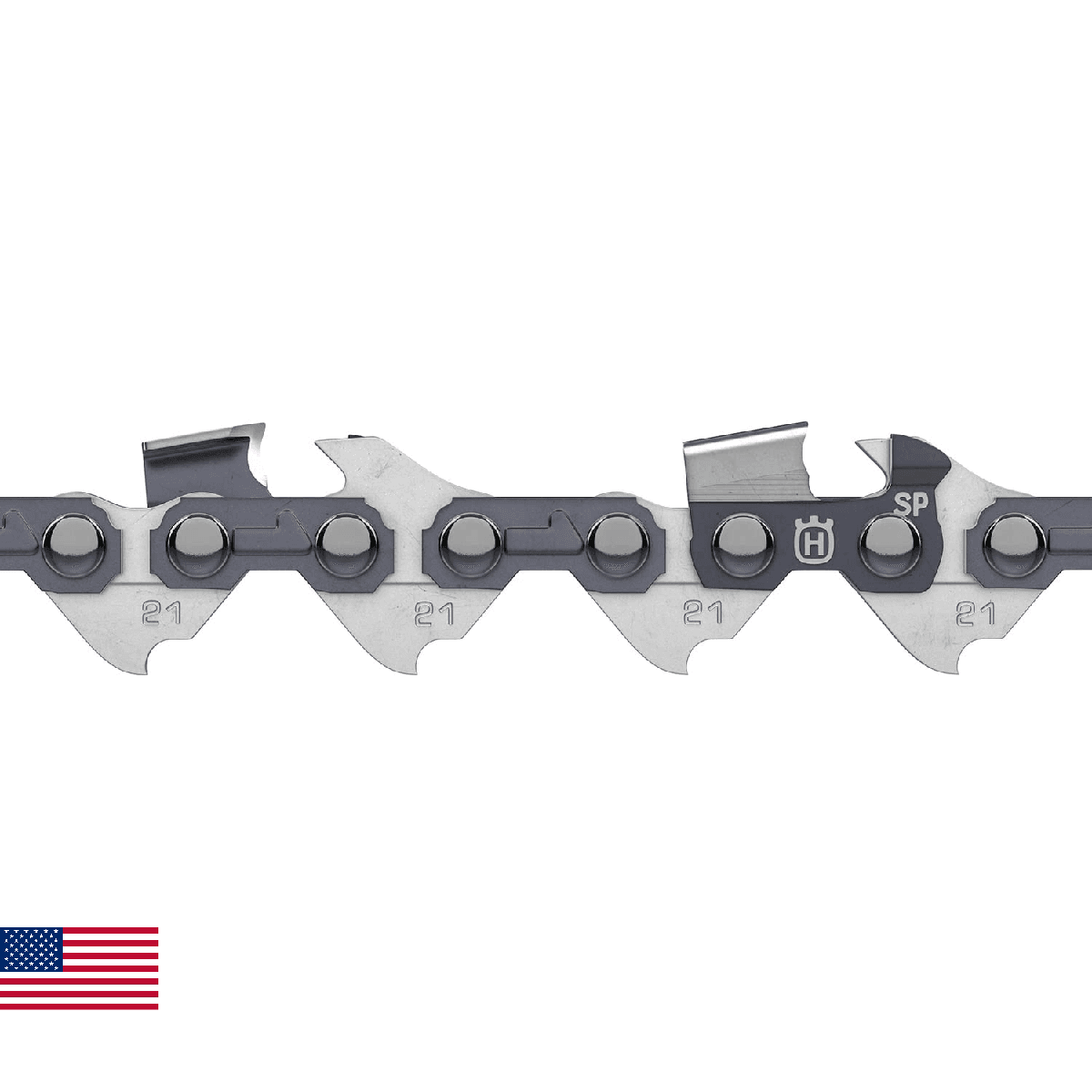Husqvarna X-Cut SP21G 12 Inch Semi Chisel Chainsaw Chain, .325" mini Pitch, .043 - Image 1