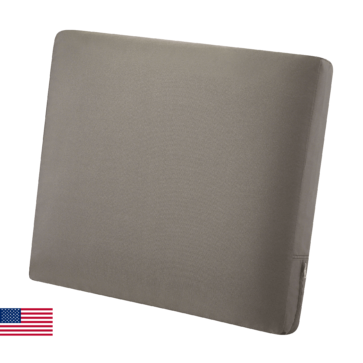 Classic Accessories 62-028-TAUPE-EC Ravenna Back Cushion, 25"W x 22"H x 4"T, Dar - Image 1