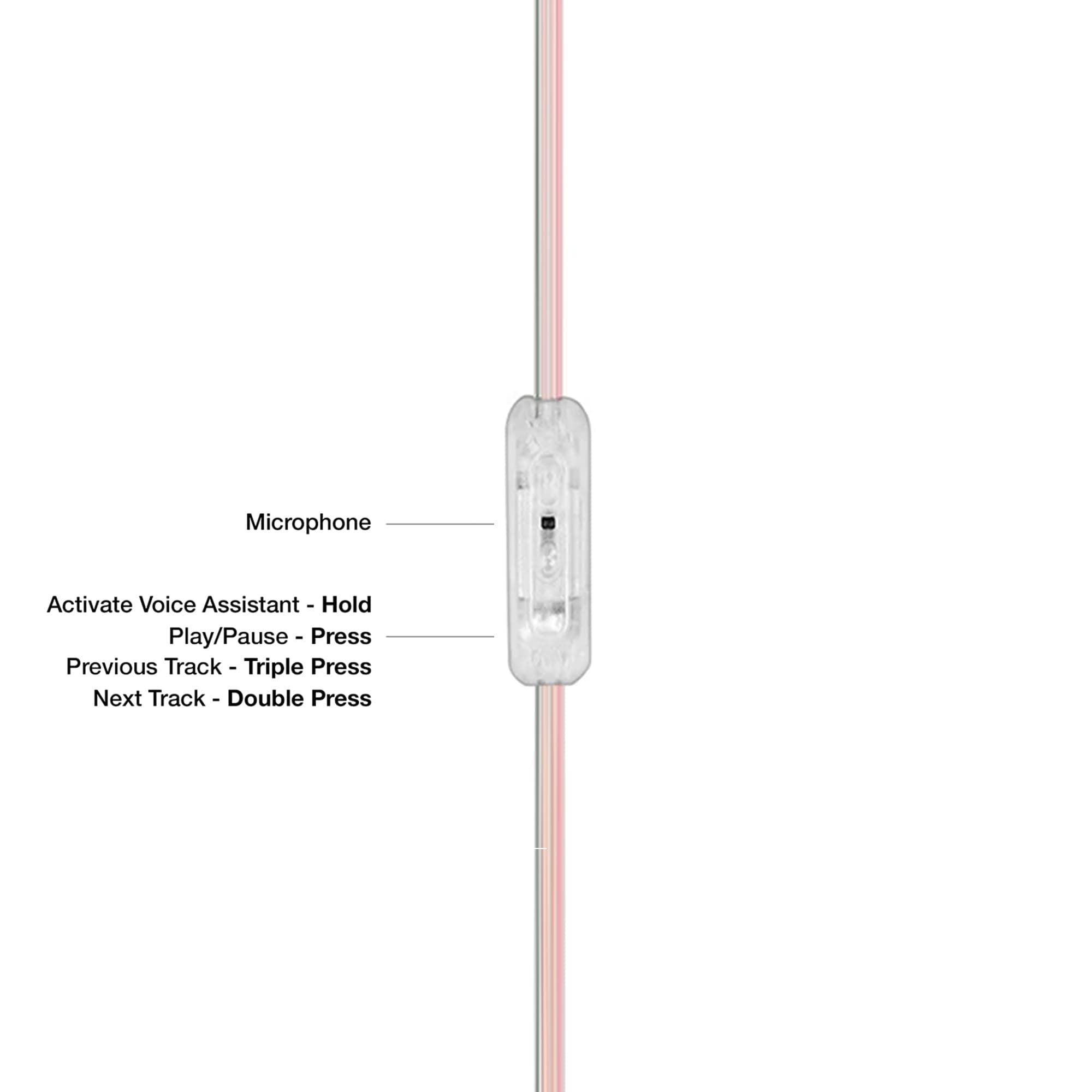 Koss CL20i Clear Transparent On-Ear Headphones, in-Line Microphone and Remote, R - Thumbnail 2