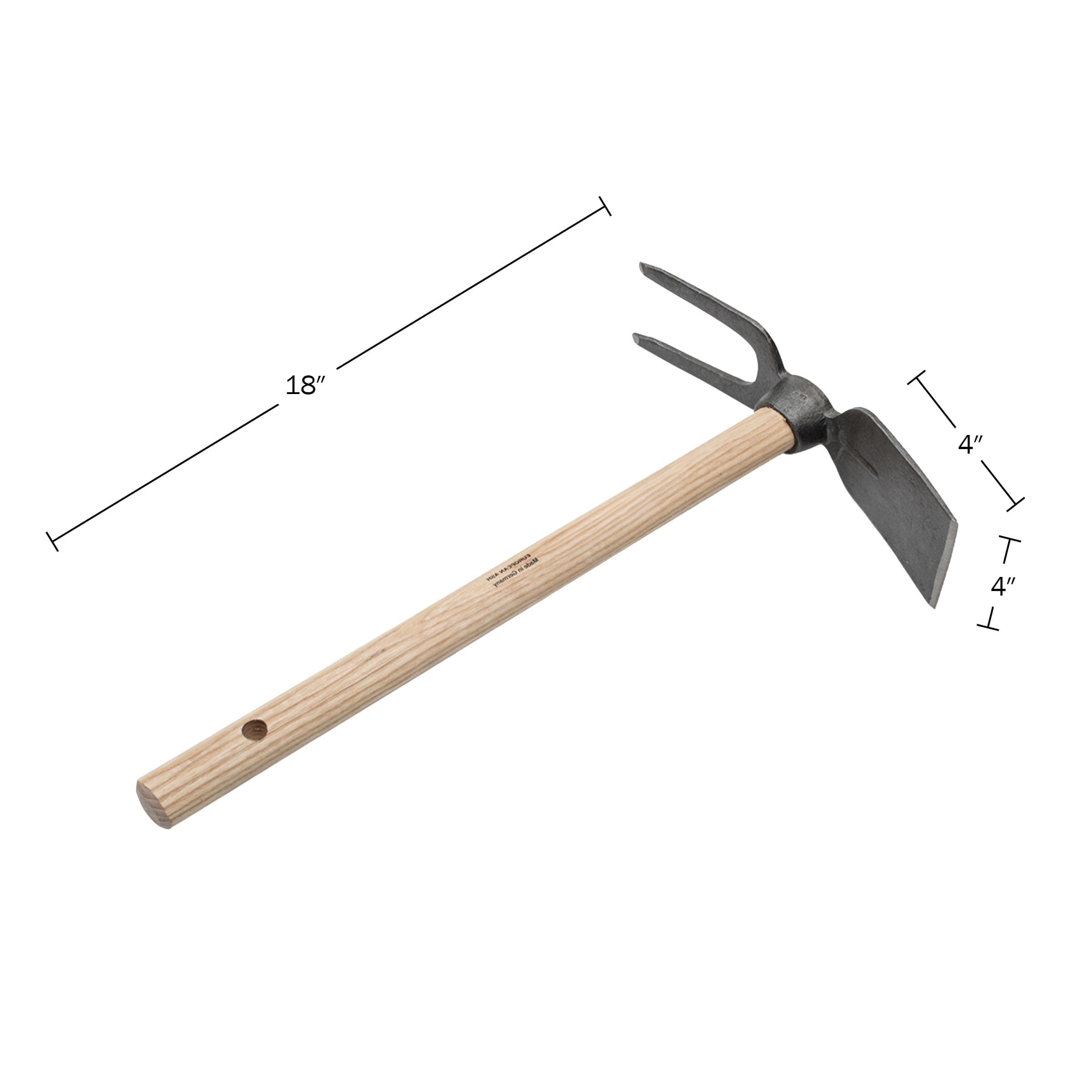 Kings County Tools Hoe Garden Tool - 18” Double-Sided Carbon Steel Garden Hoe an - Thumbnail 6