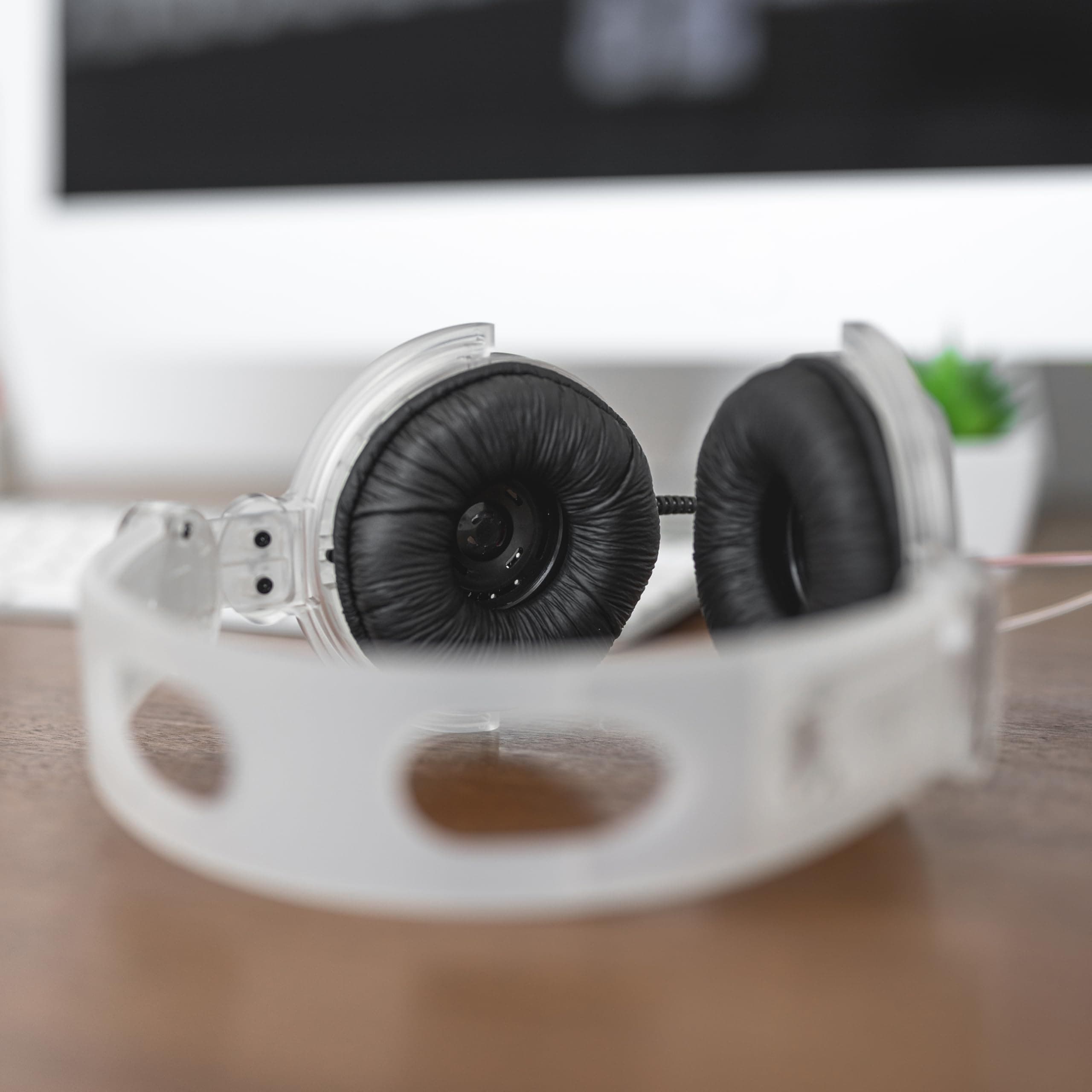 Koss CL20i Clear Transparent On-Ear Headphones, in-Line Microphone and Remote, R - Thumbnail 5