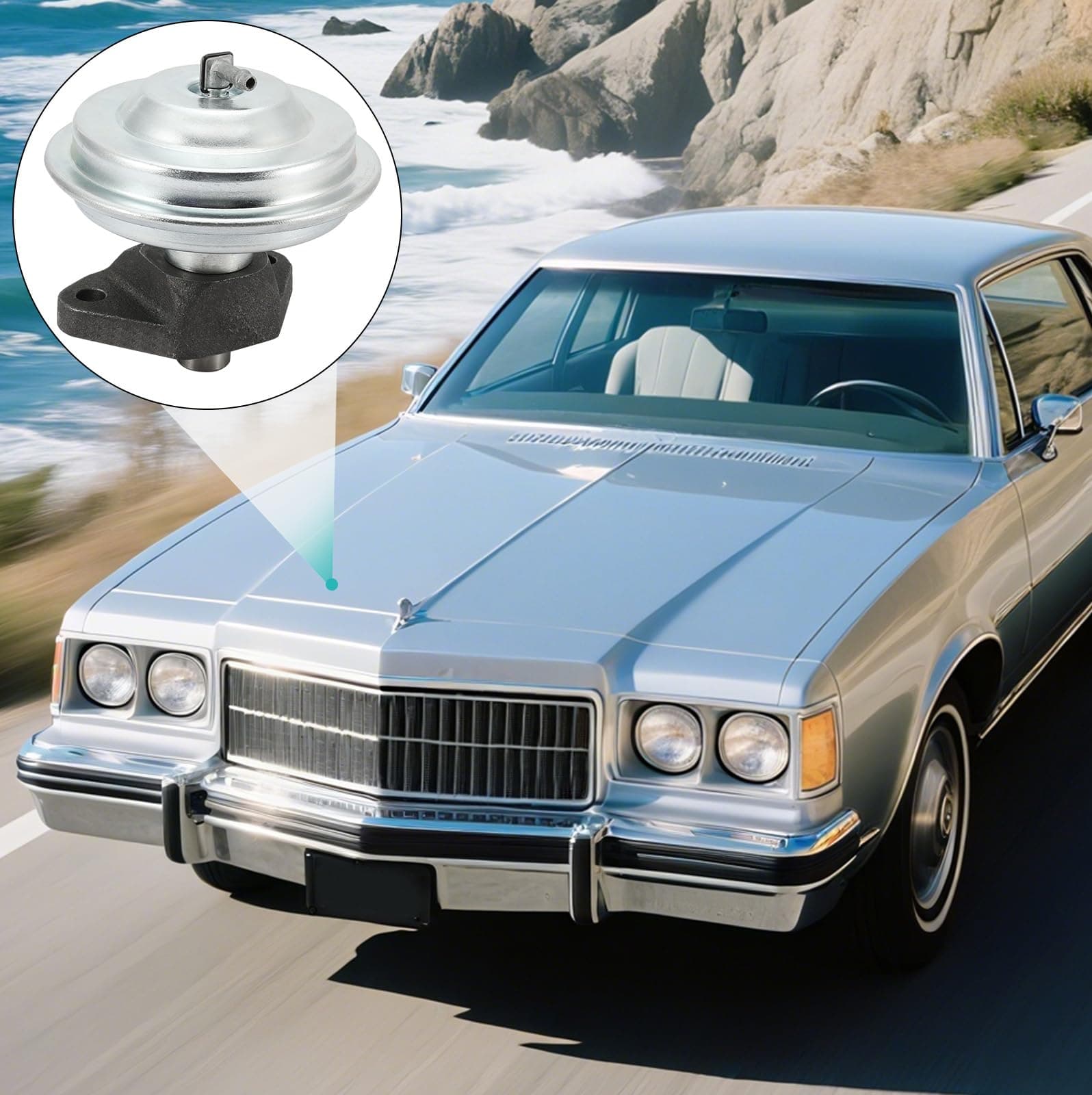 AULINK EGV534 EGR Valve (2.5L L4) For Buick Century Skylark Century Somerset Reg - Thumbnail 6