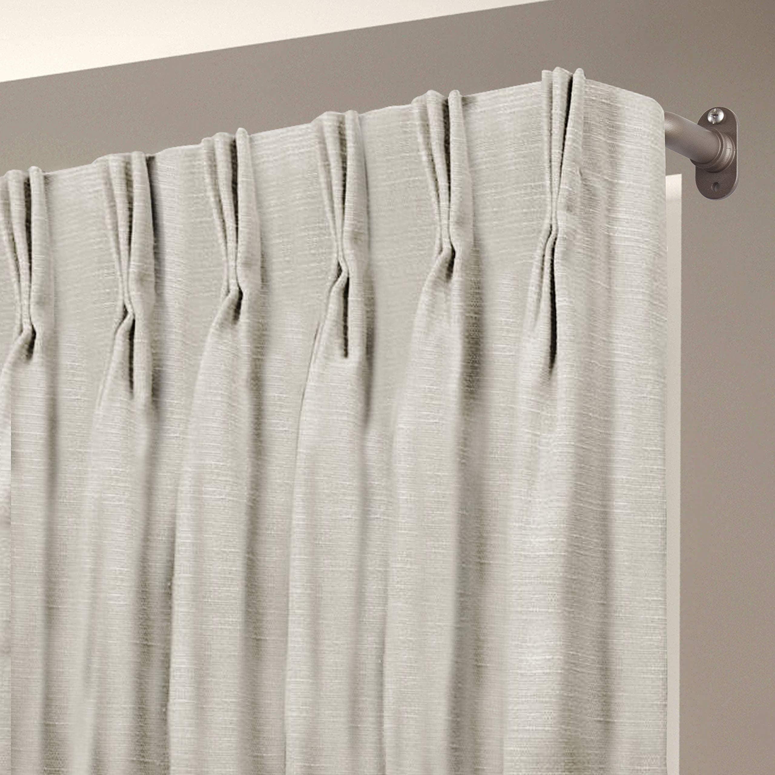 Rod Desyne 5/8" Blackout Curtain Rod 28-48 inch - Antique Brass - Thumbnail 2