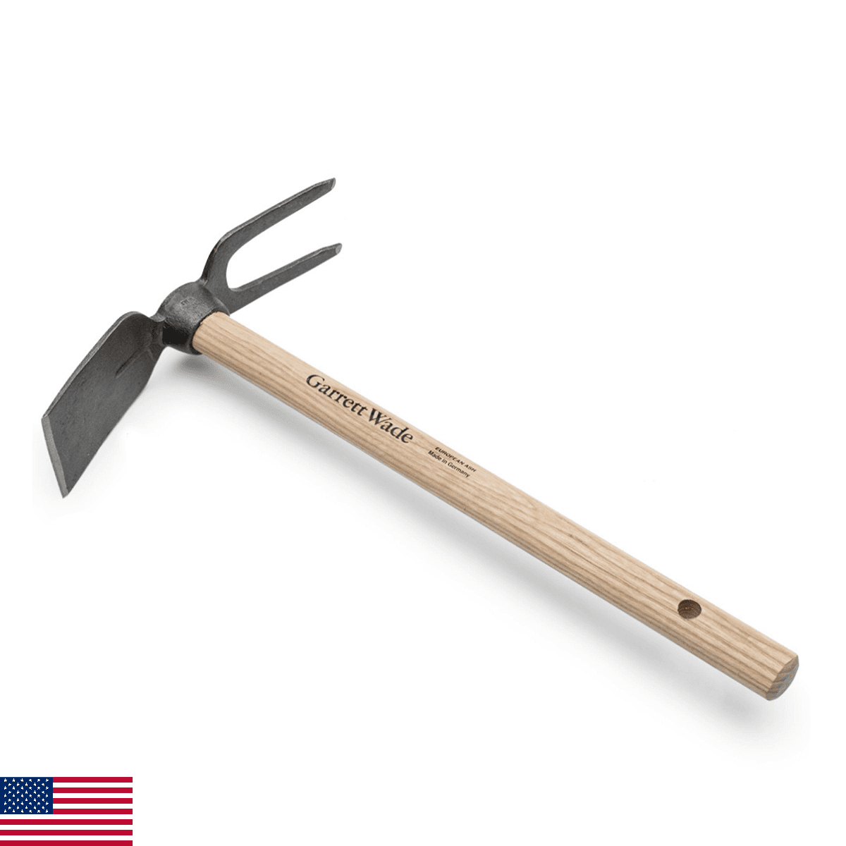 Kings County Tools Hoe Garden Tool - 18” Double-Sided Carbon Steel Garden Hoe an - Image 1