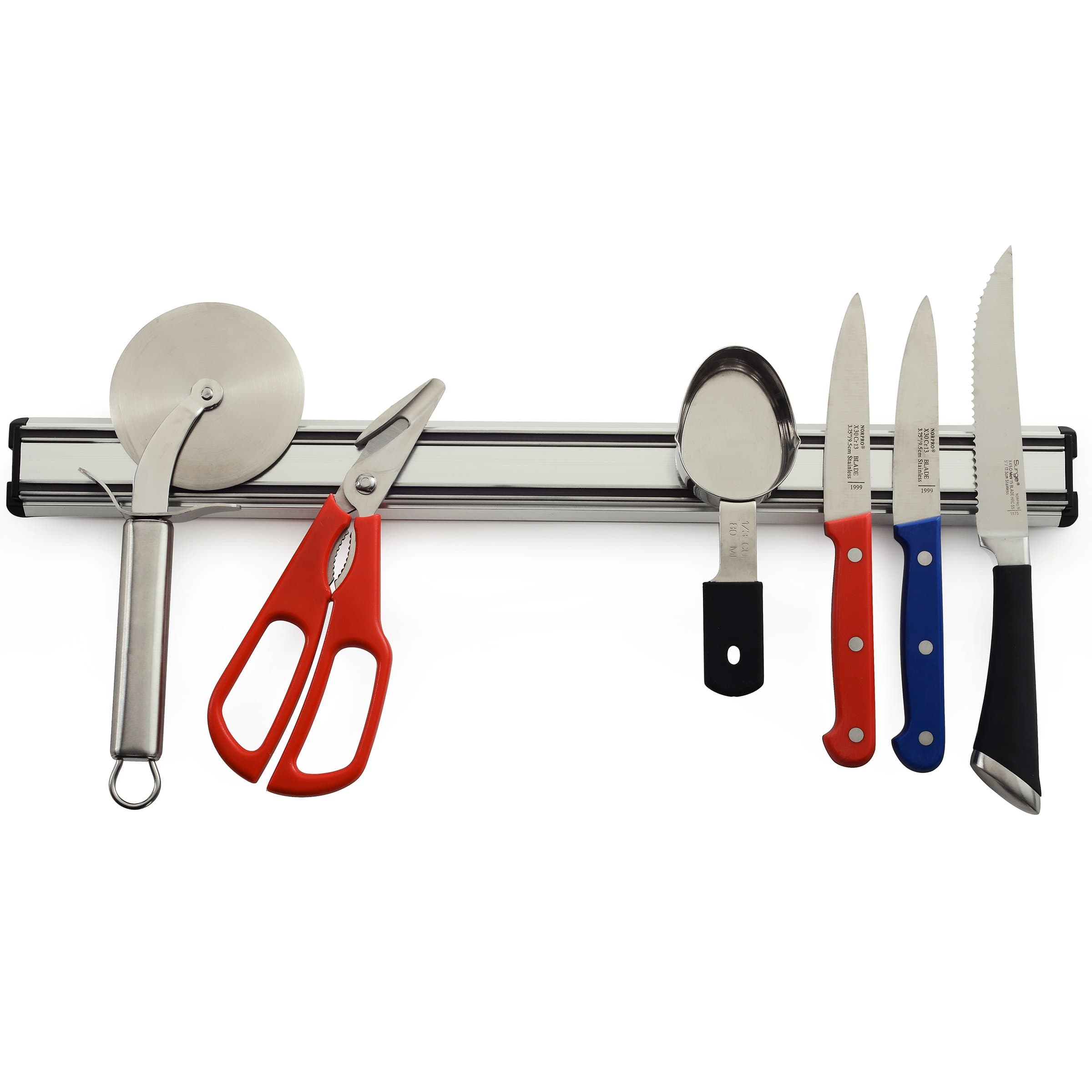 Norpro 18-Inch Aluminum Magnetic Knife Bar - Thumbnail 2