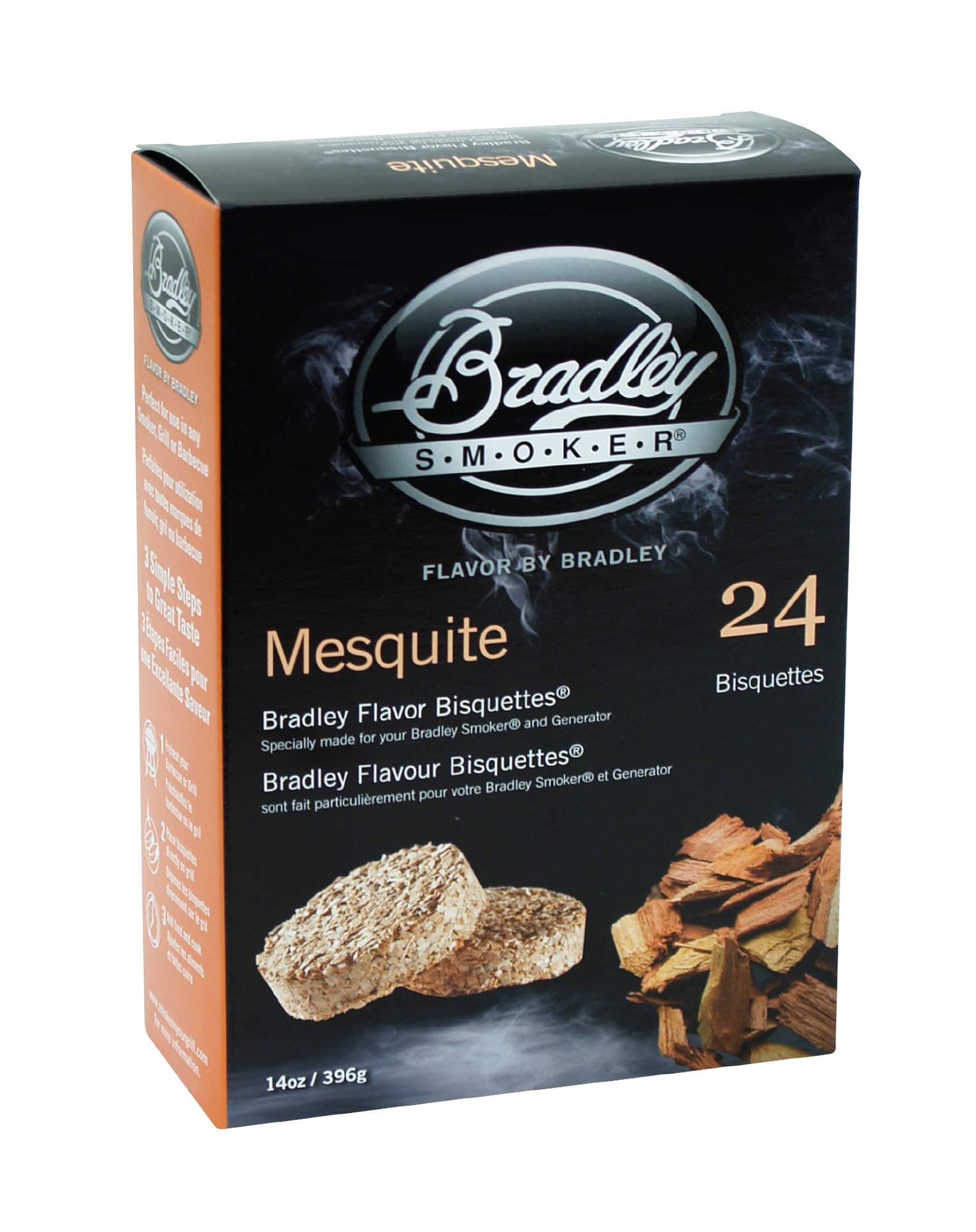 Bradley Smoker Mesquite 24Pk and Pecan 24Pk Bisquettes for Bradley Smokers - Thumbnail 2