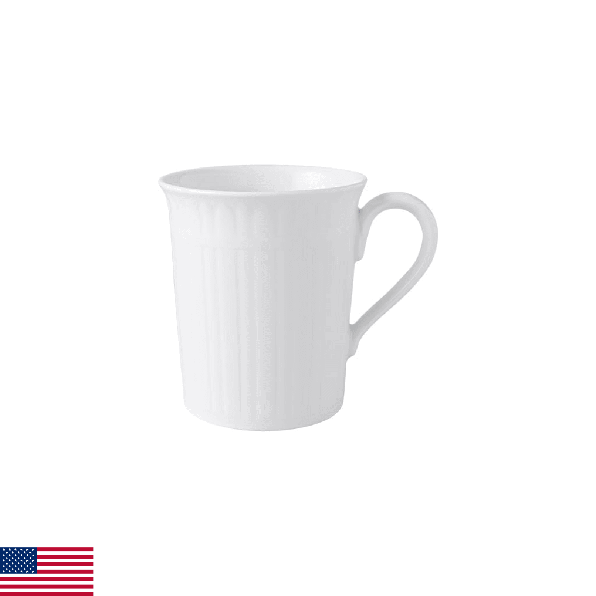 Villeroy & Boch Cellini Mug 10 oz Premium Porcelain White - Image 1