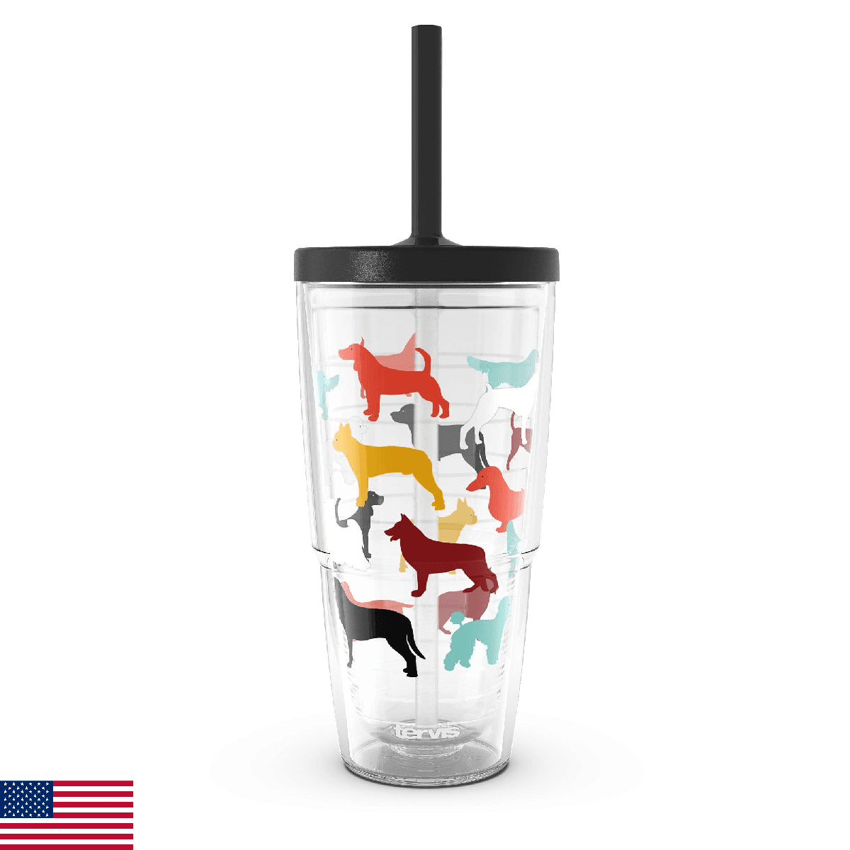 Tervis Pet Love Made in USA Double Walled Insulated Tumbler Travel Cup Keeps Dri - Image 1