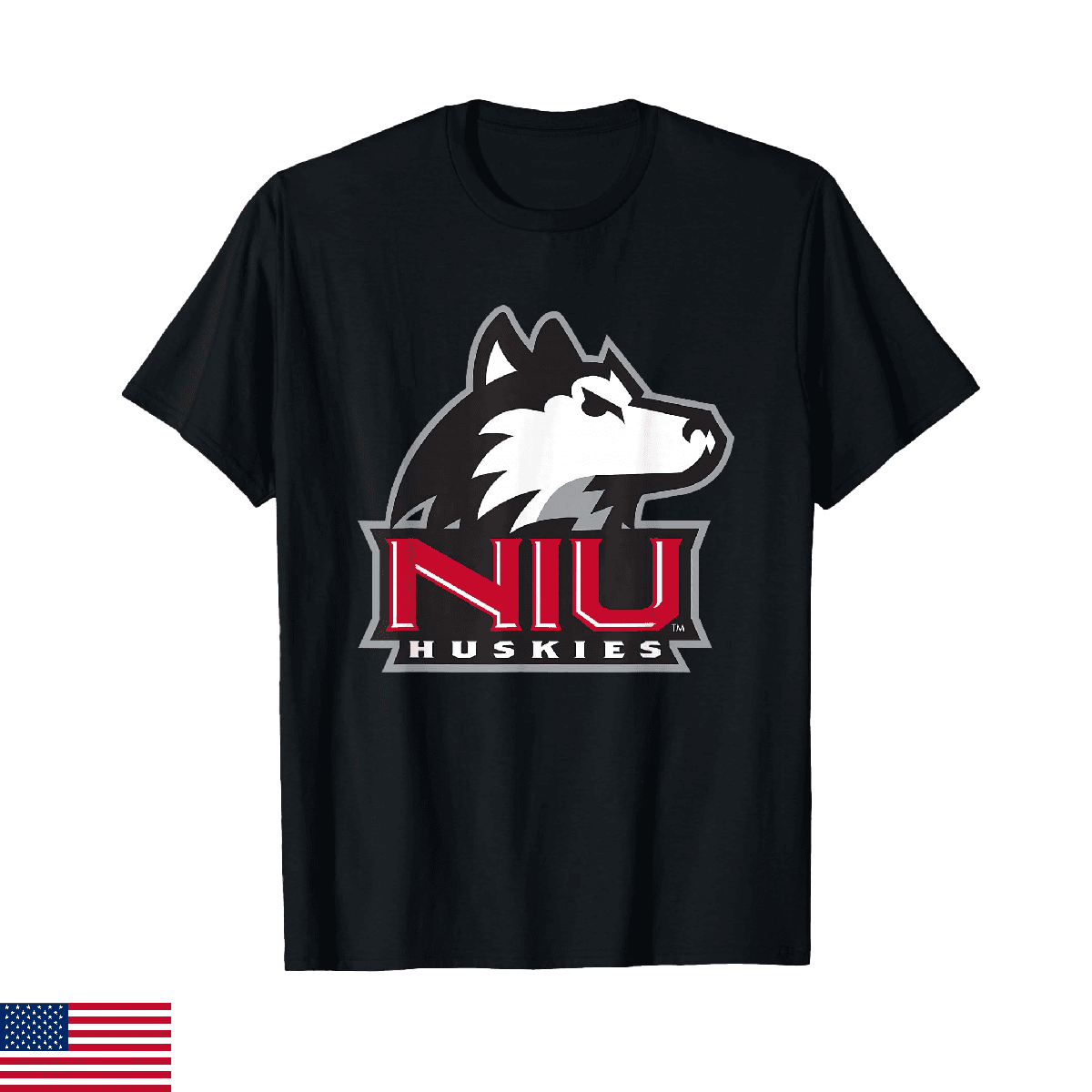 Northern Illinois Huskies Icon Logo Officially Licensed T-Shirt Small - Image 1